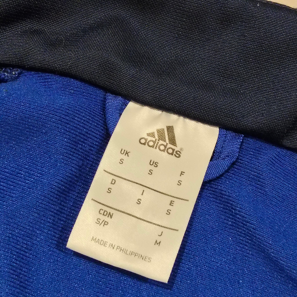 ADIDAS tracksuit top jacket size 14-16yrs boys navy blue