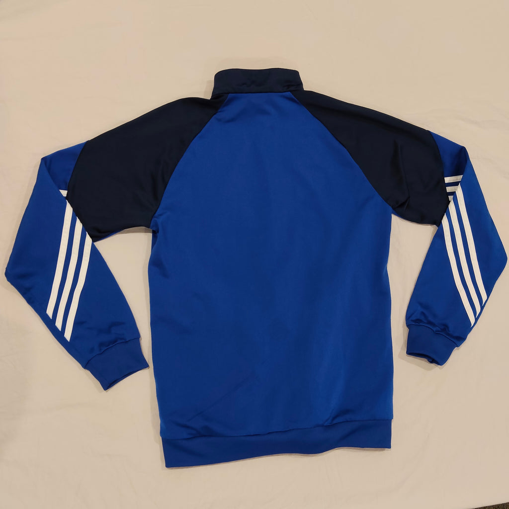 ADIDAS tracksuit top jacket size 14-16yrs boys navy blue