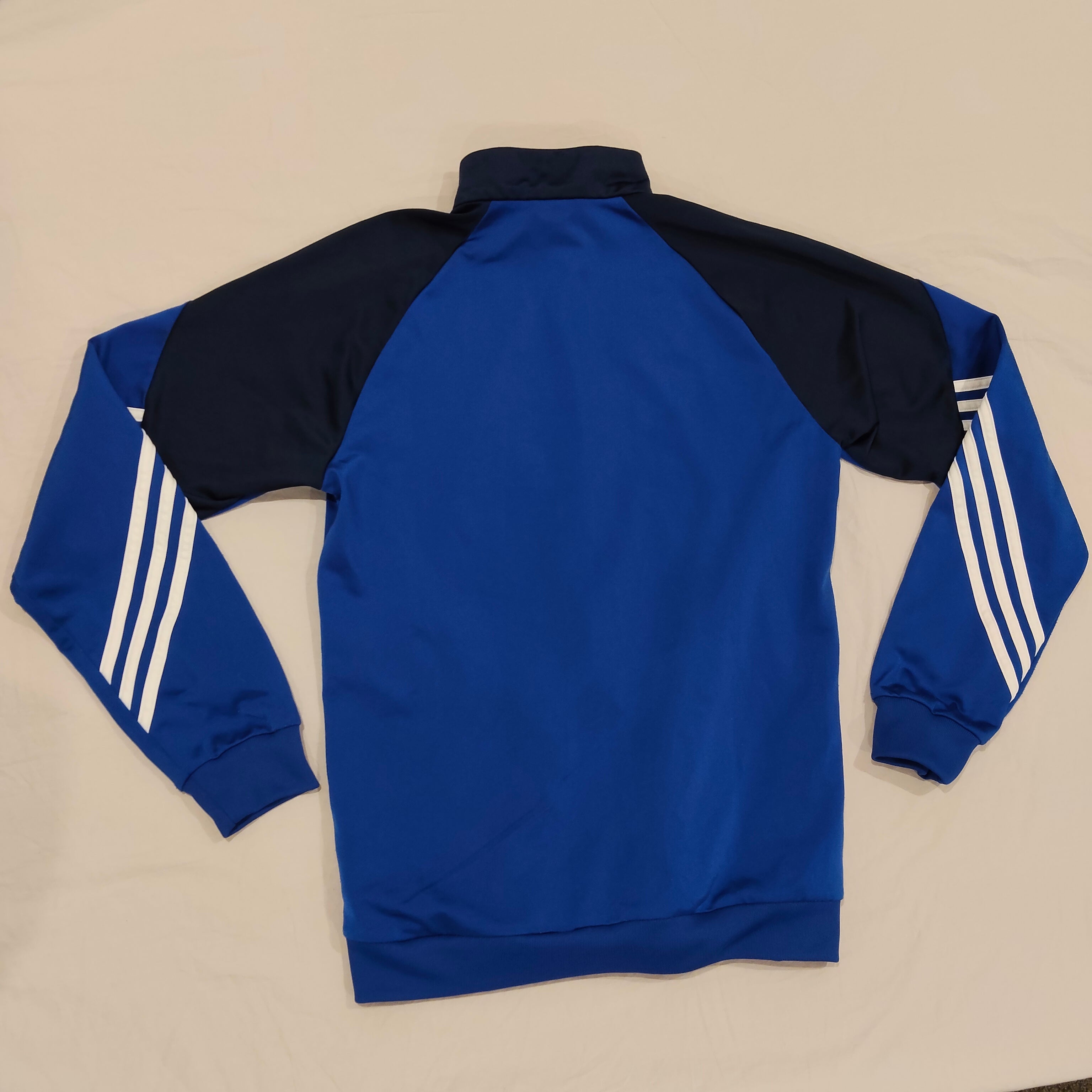 ADIDAS tracksuit top jacket size 14-16yrs boys navy blue