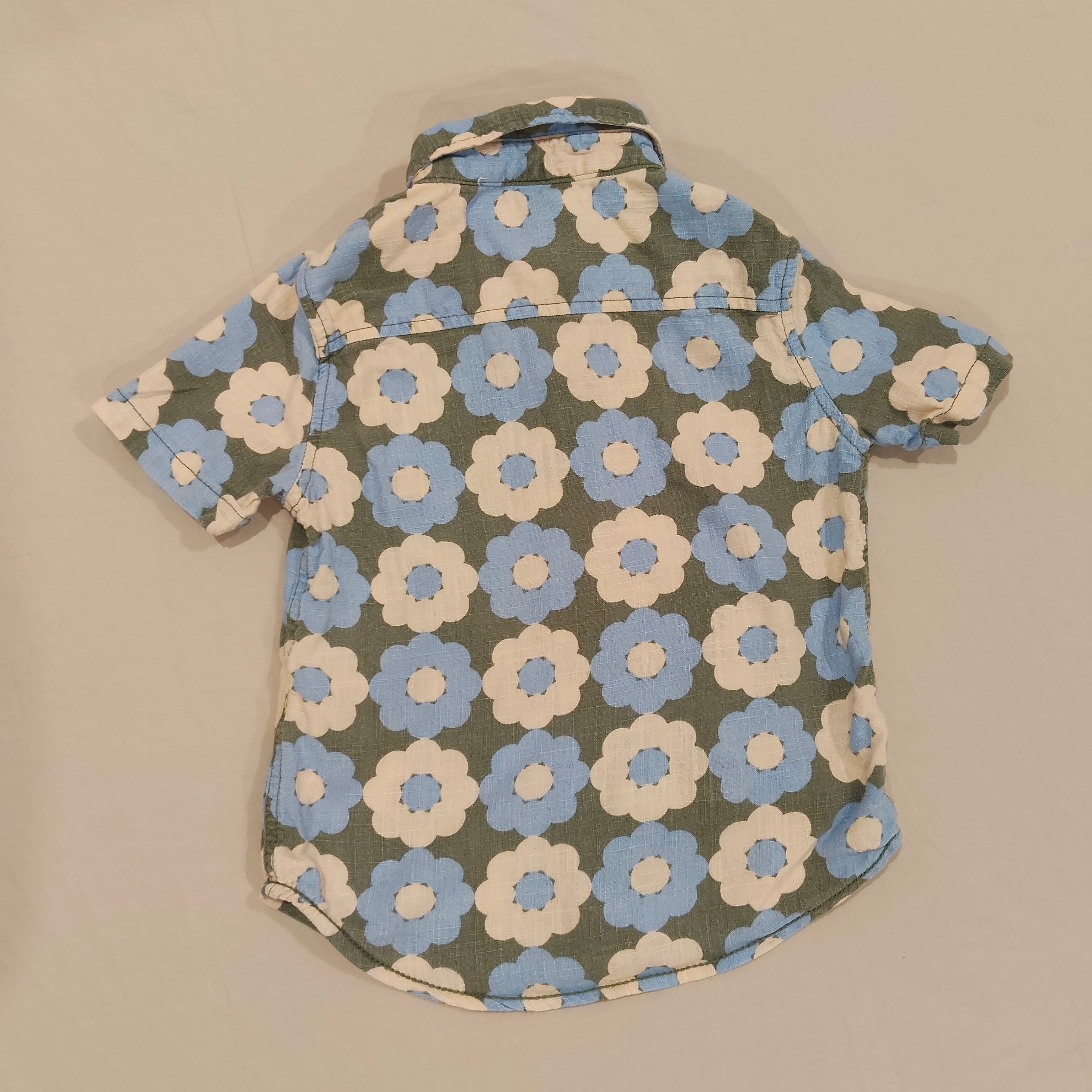 Sage x Clare shirt size 5yrs boys short sleeve Cotton On Kids linen blend