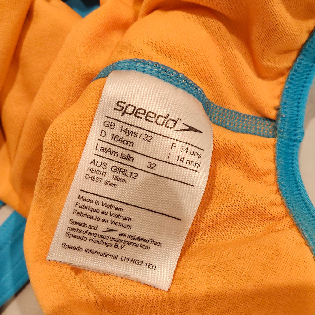 SPEEDO swimsuit size 12-14yrs girls Bondi Blue