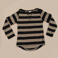 NATURE BABY 100% Merino top size 4yrs unisex stripes long sleeve