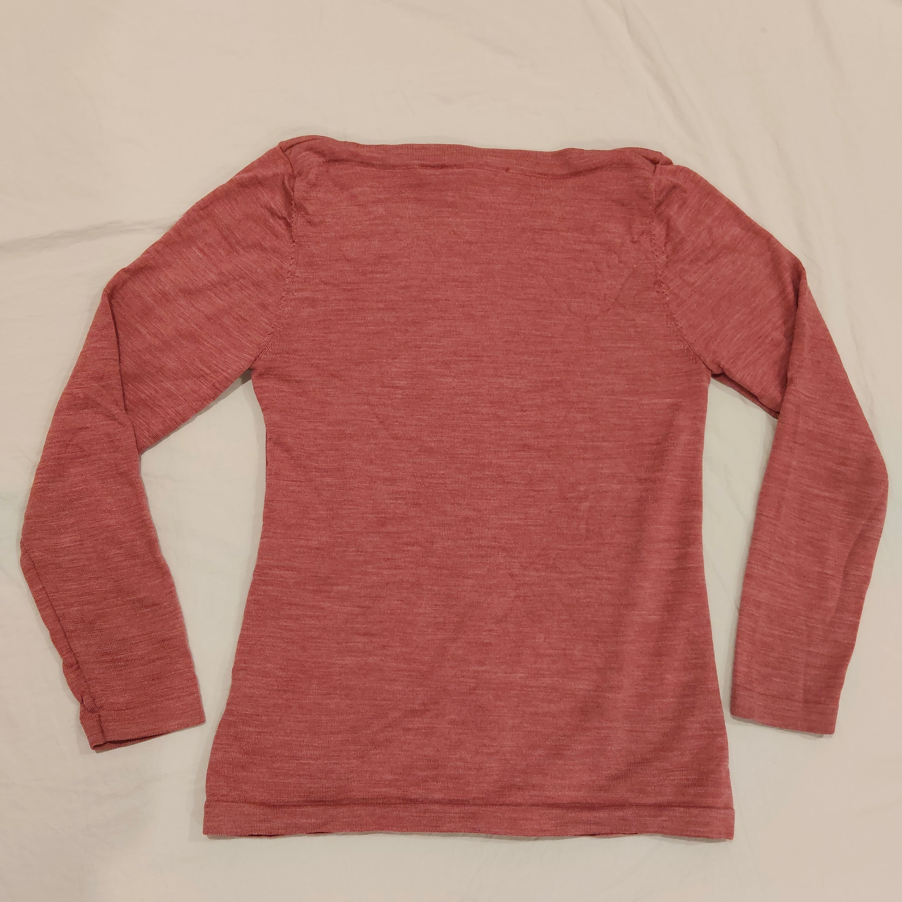NORTH SOUTH 100% Merino top size L Womens long sleeve