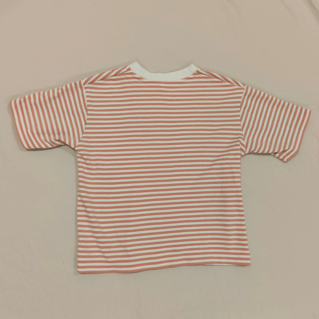 UNIQLO tee size 5-6yrs unisex AIRism Cotton Striped Crew Neck