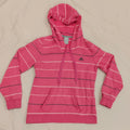 ADIDAS Essentials Hoodie size 12-14yrs girls pink stripes