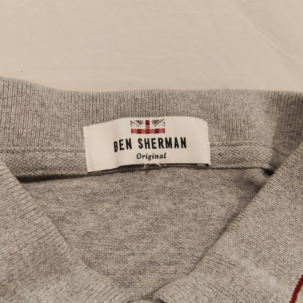 BEN SHERMAN polo shirt size Medium Mens short sleeve