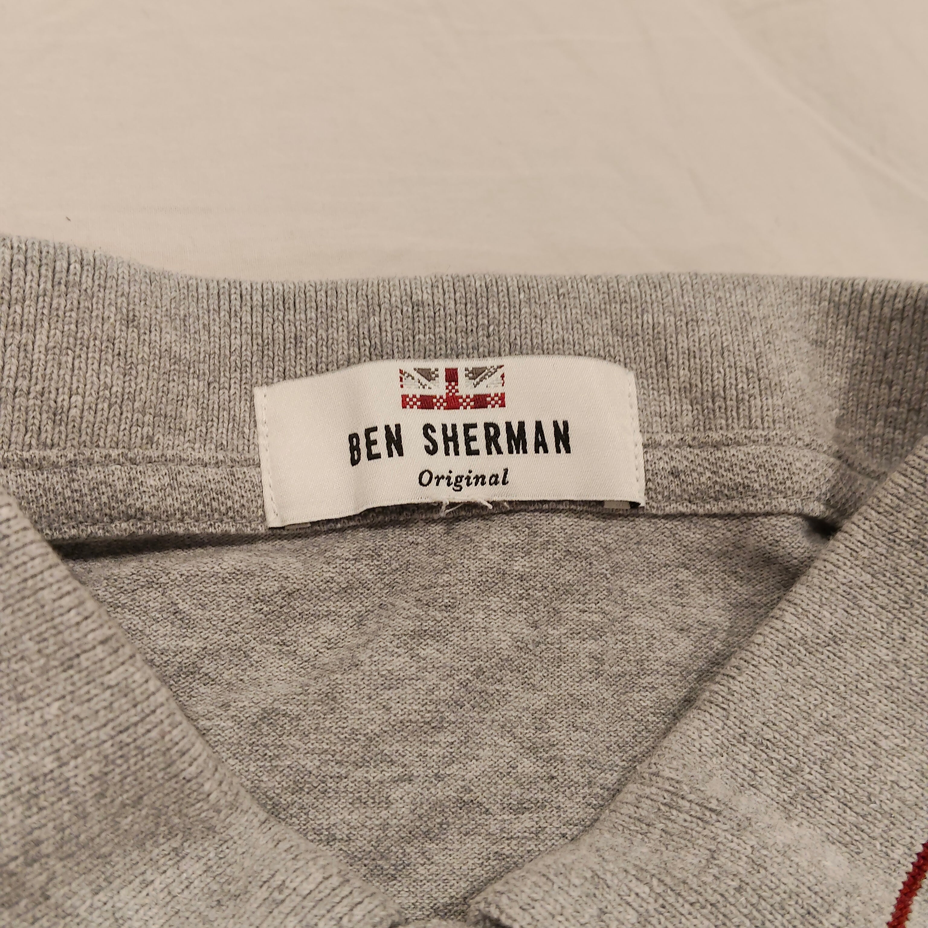 BEN SHERMAN polo shirt size Medium Mens short sleeve