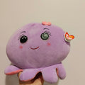 New TY Squishy Beanies Octavia - Purple Octopus Squish 23cm