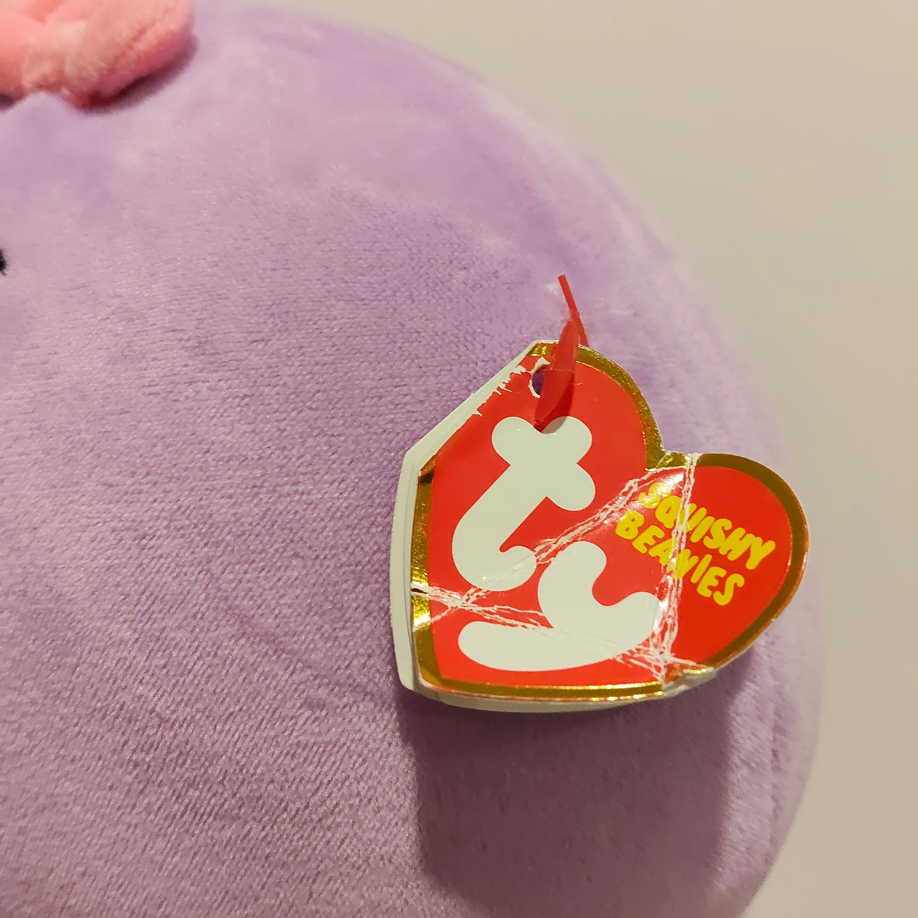 New TY Squishy Beanies Octavia - Purple Octopus Squish 23cm