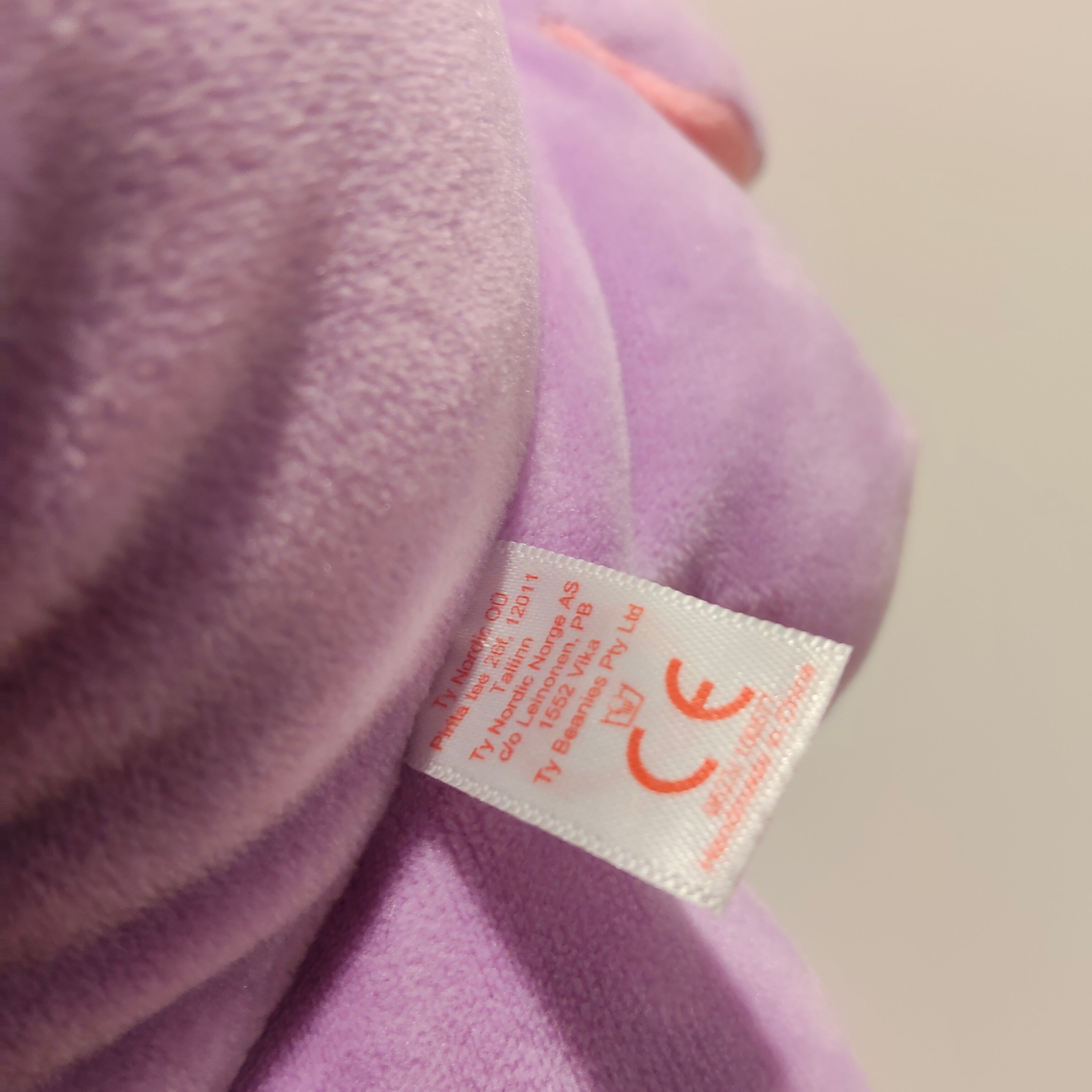 New TY Squishy Beanies Octavia - Purple Octopus Squish 23cm