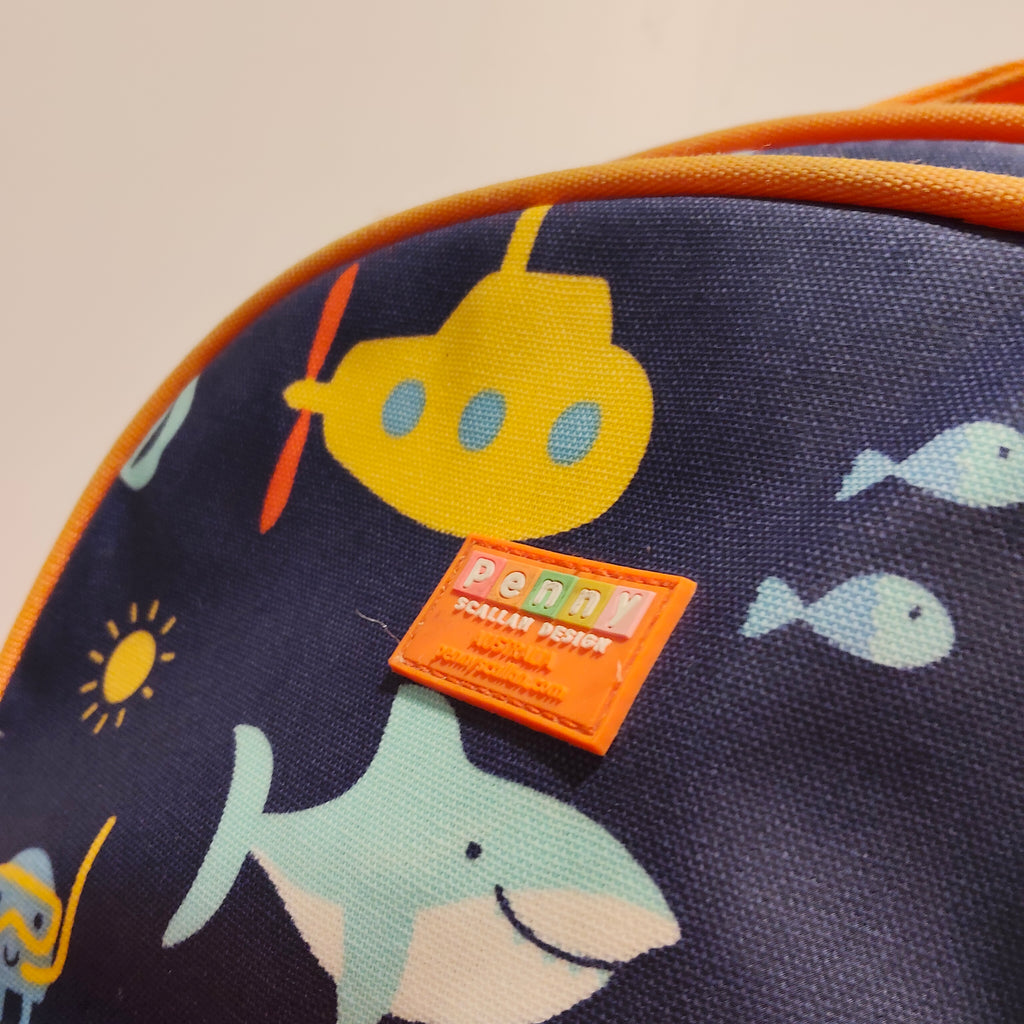 Penny Scallan Large Backpack - Anchors Away print 30x40cm