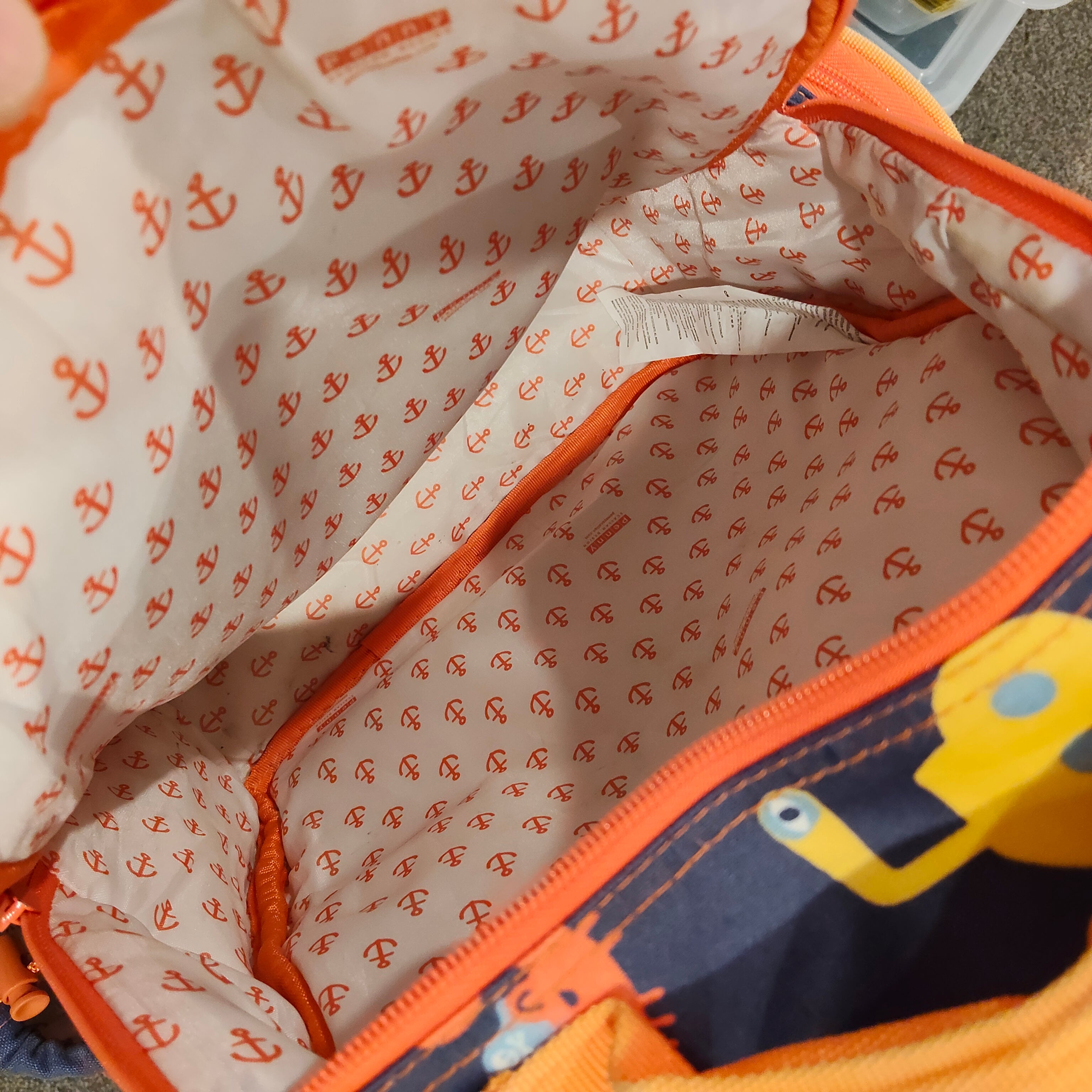 Penny Scallan Large Backpack - Anchors Away print 30x40cm