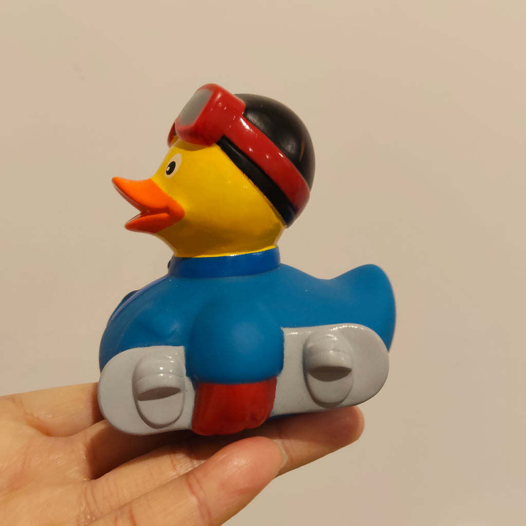 Snowboarder" rubber duck