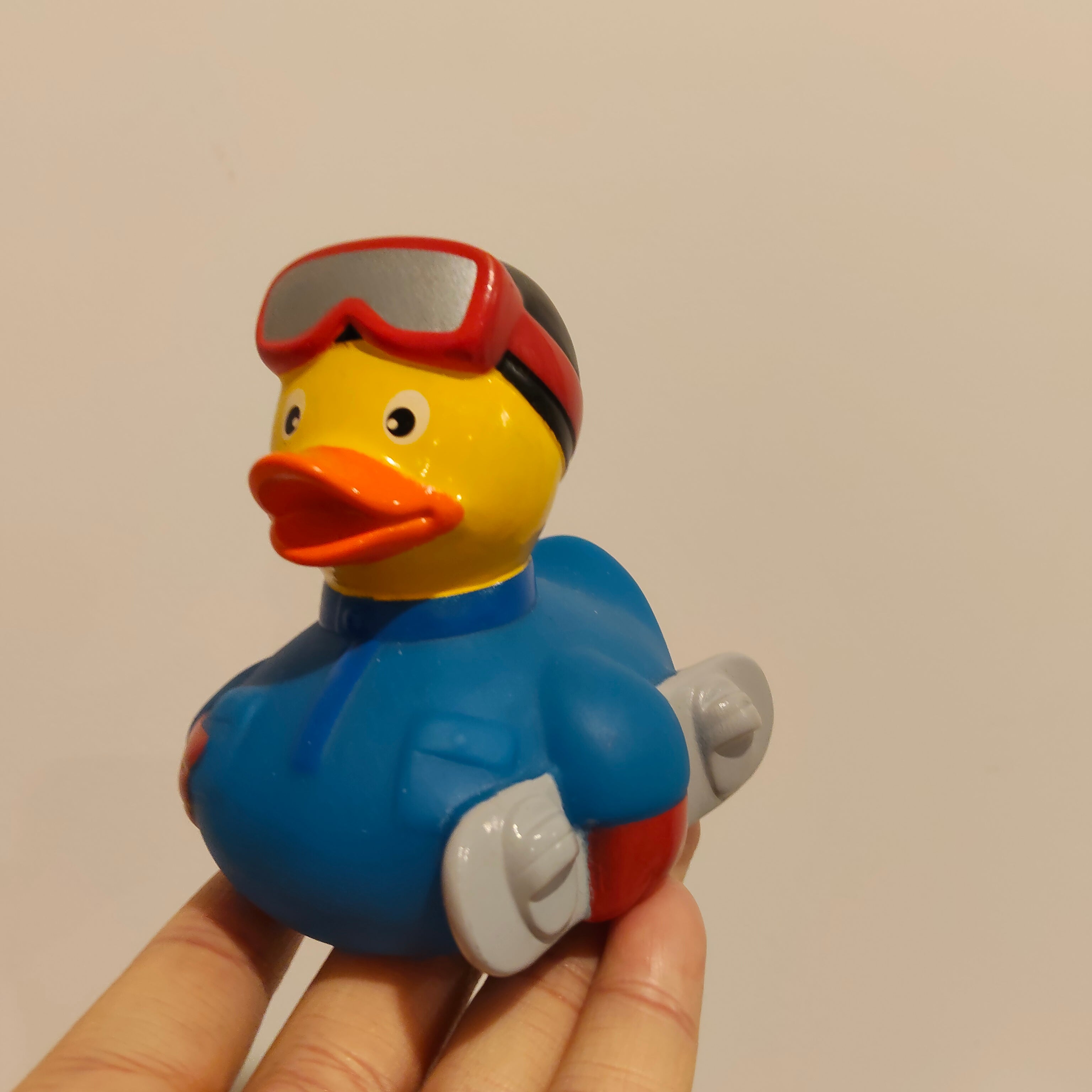 Snowboarder" rubber duck