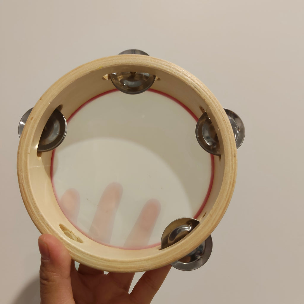 Melissa & Doug wooden tambourine