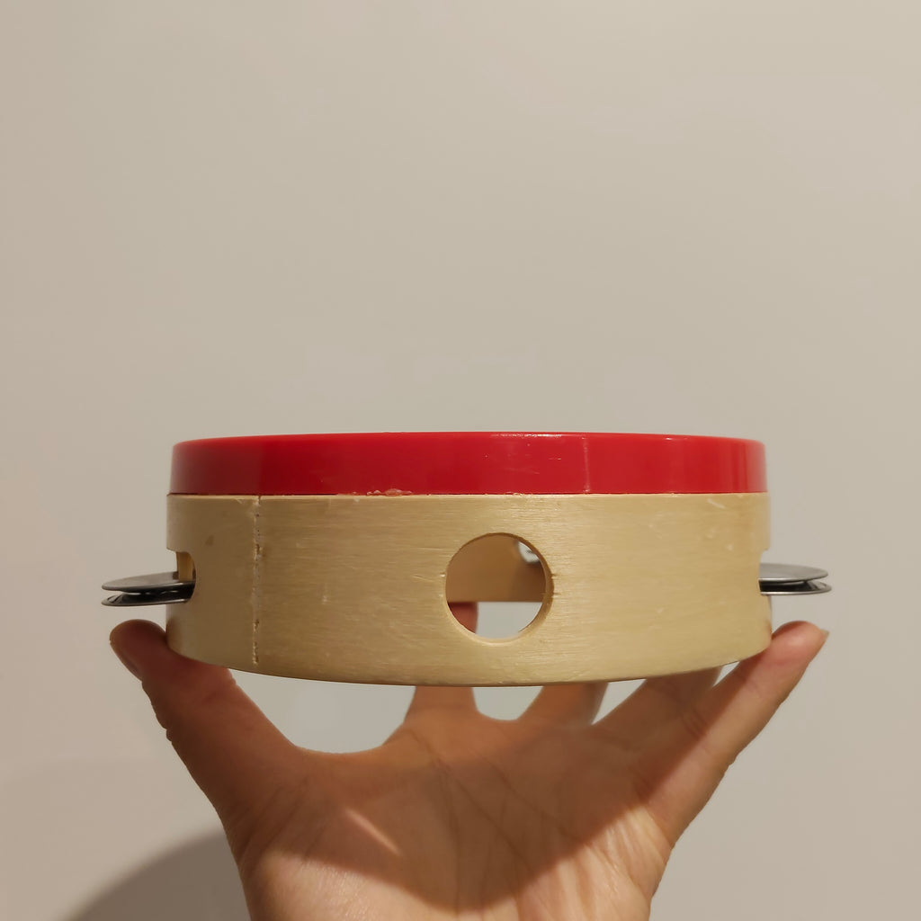Melissa & Doug wooden tambourine