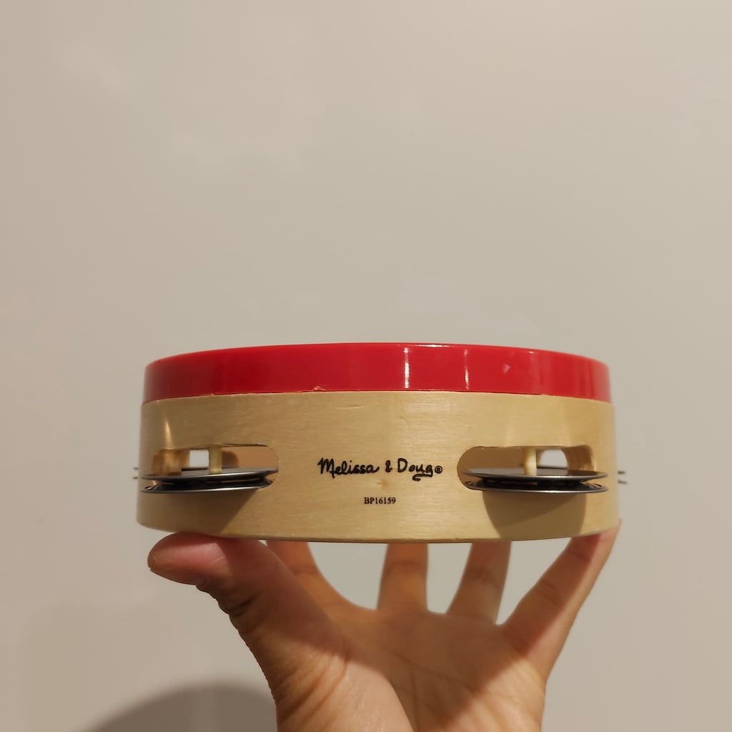 Melissa & Doug wooden tambourine
