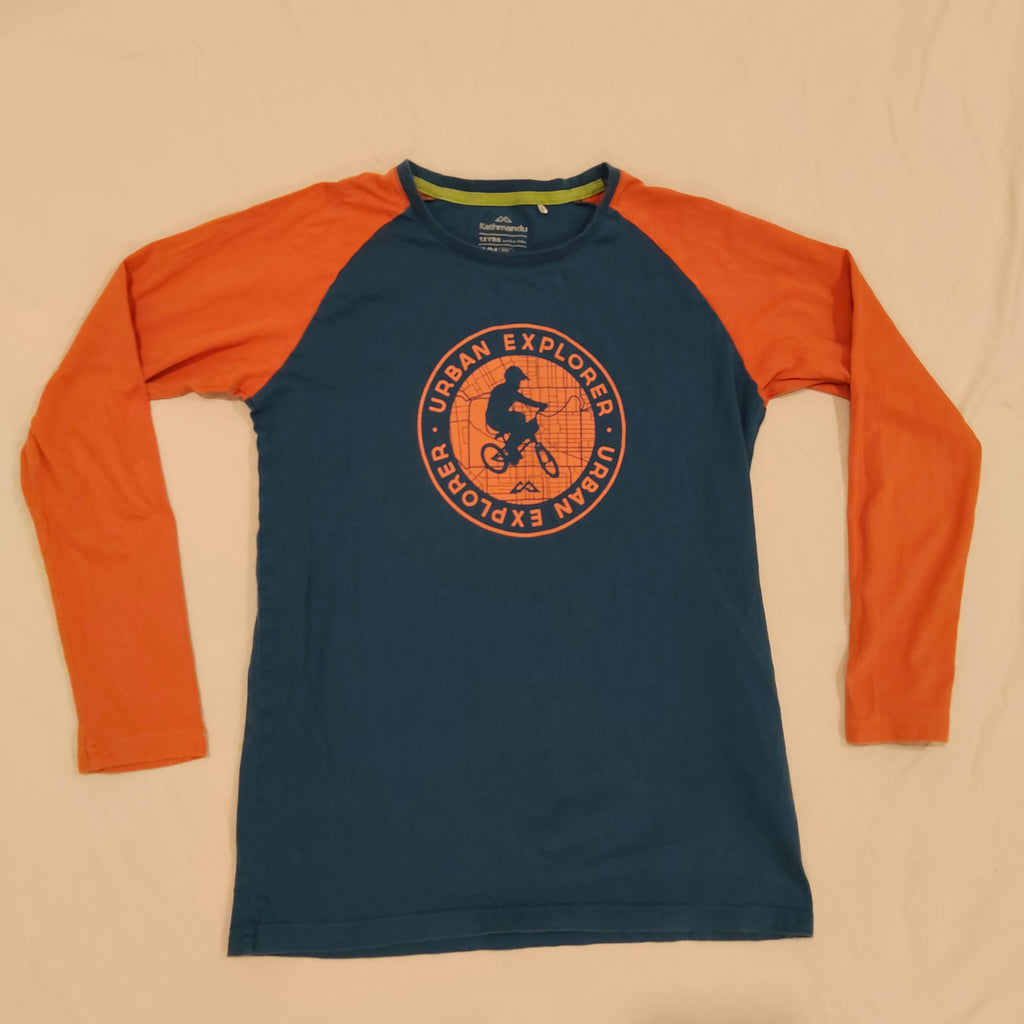 KATHMANDU top size 12yrs boys long sleeve Urban Explorer