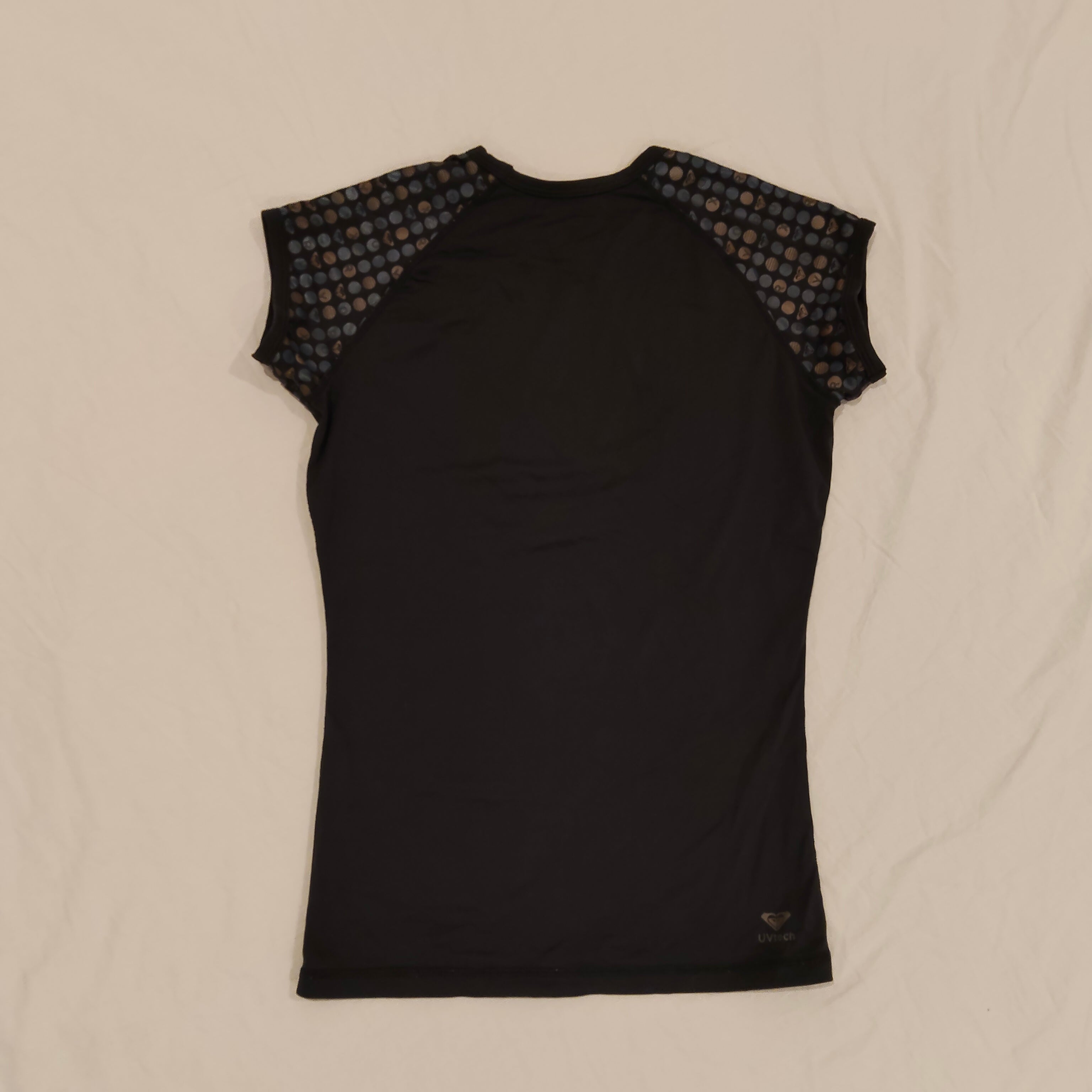 ROXY cap sleeve rash top size 10 Womens swimwear