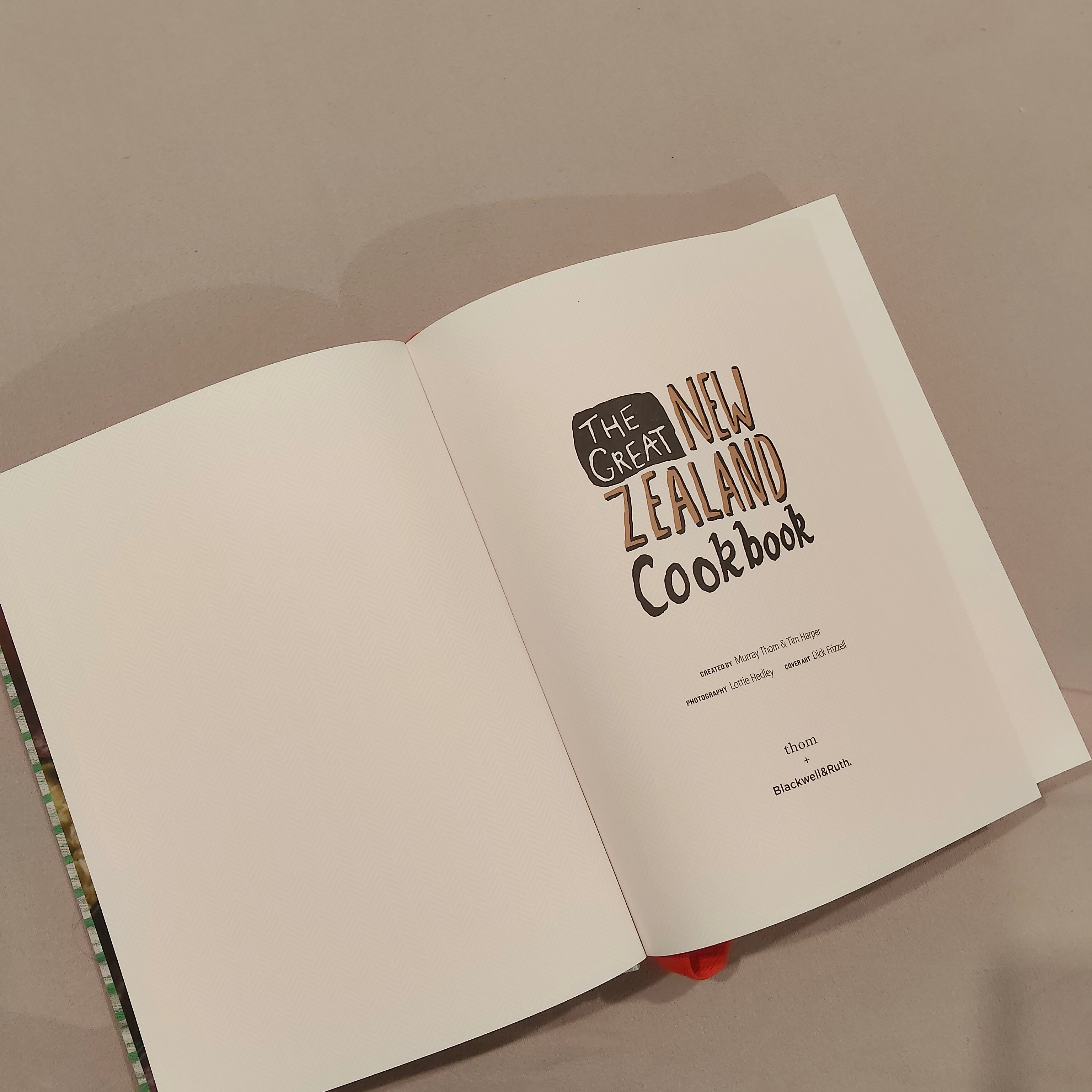 The Great New Zealand Cookbook Hardcover