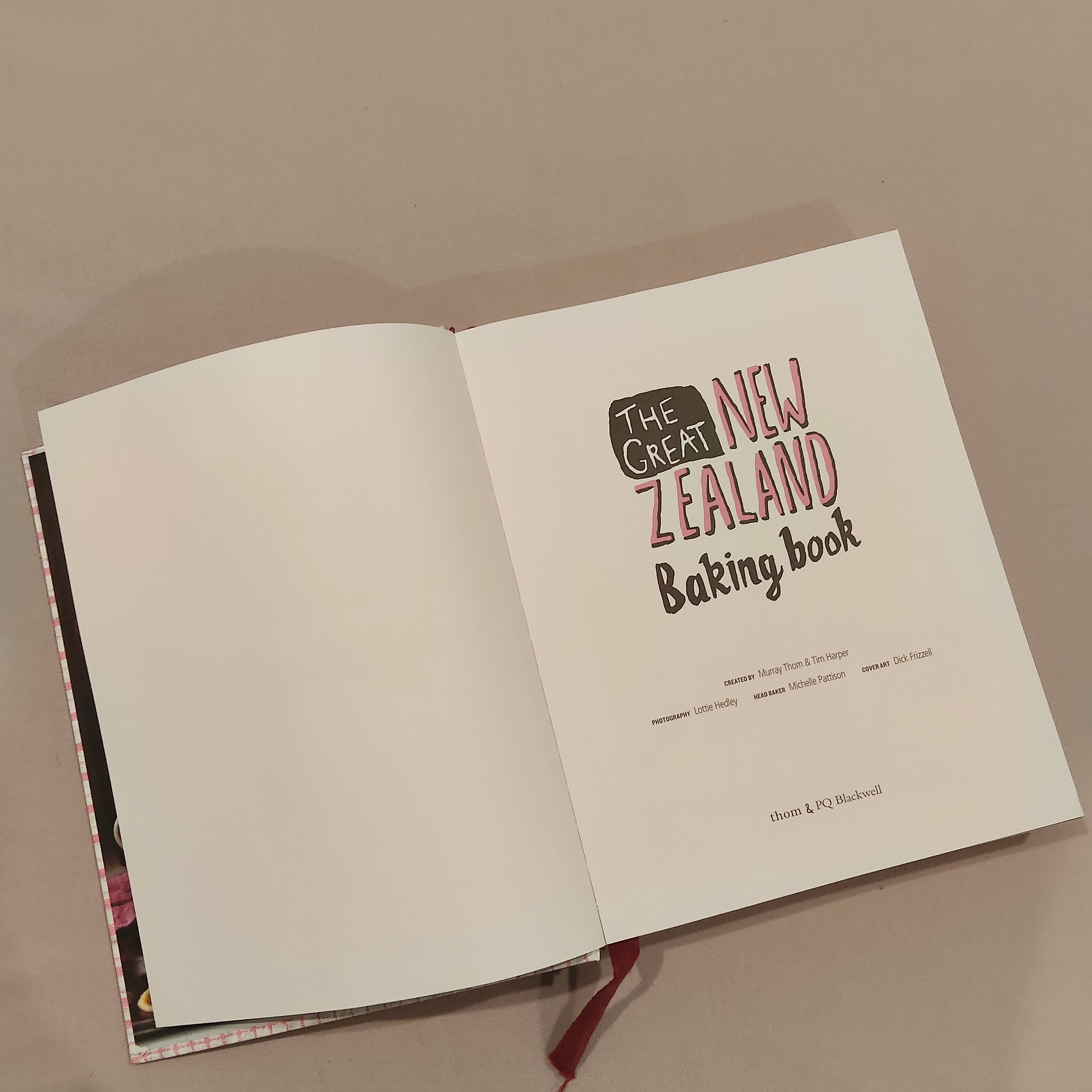 The Great New Zealand Baking Book Hardcover