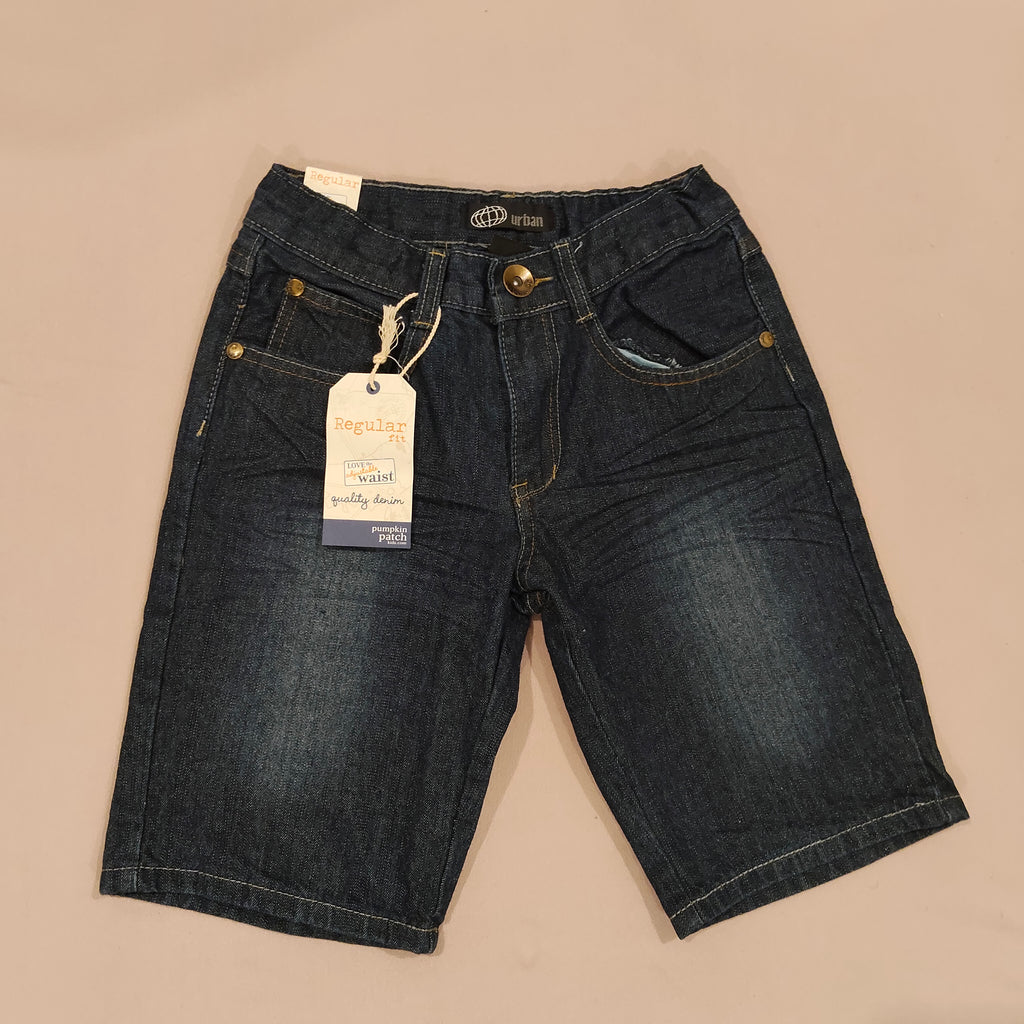 New PUMPKIN PATCH denim shorts size 8 boys