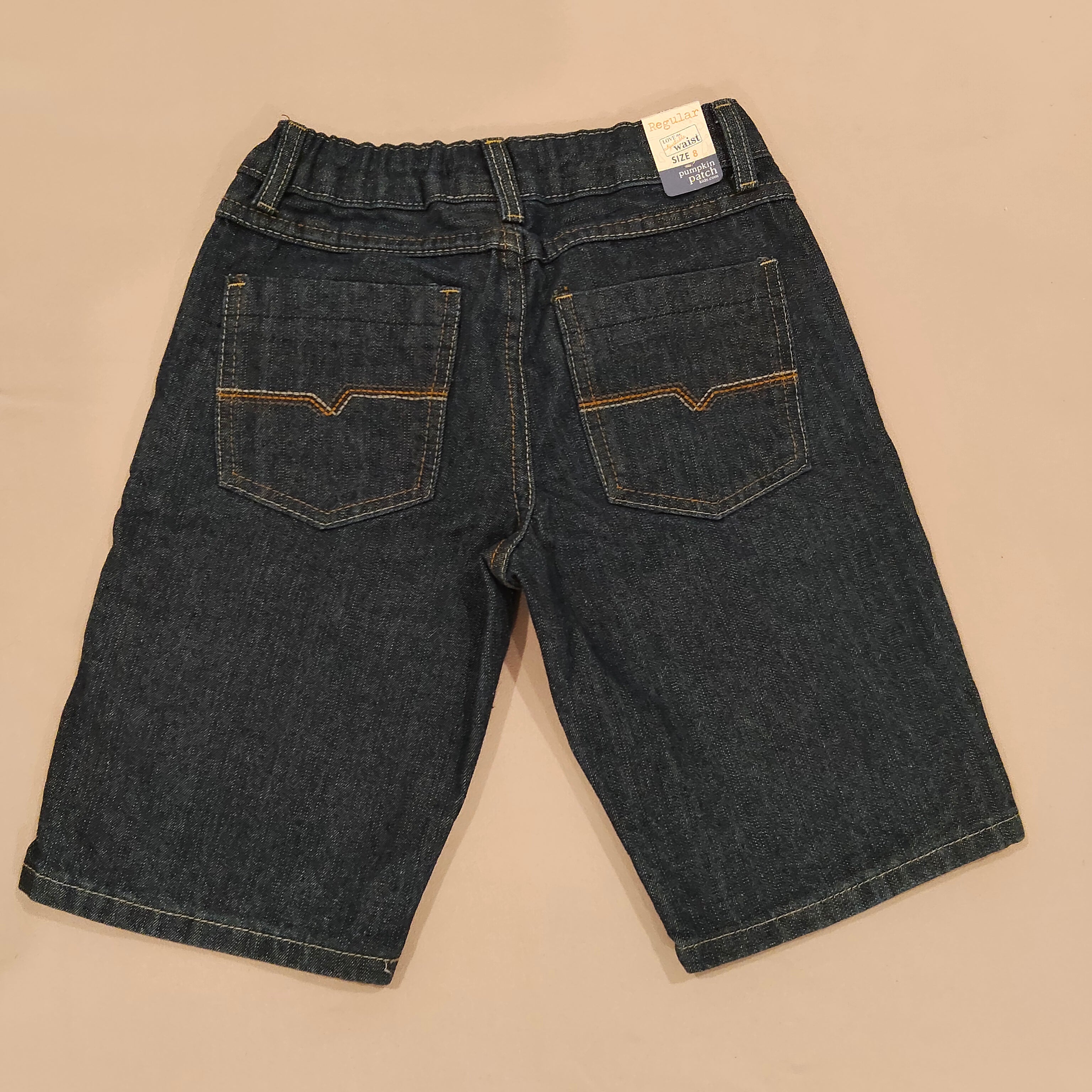 New PUMPKIN PATCH denim shorts size 8 boys