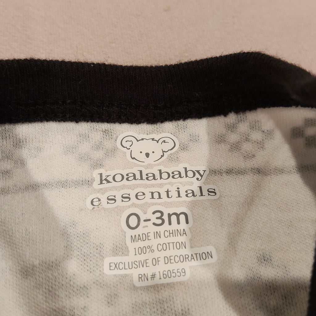NEW Koala Baby Essentials footed onesie size 0-3m babies