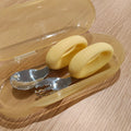 Silicone & Stainless Steel Fork & Spoon Set for Baby Ledweaning