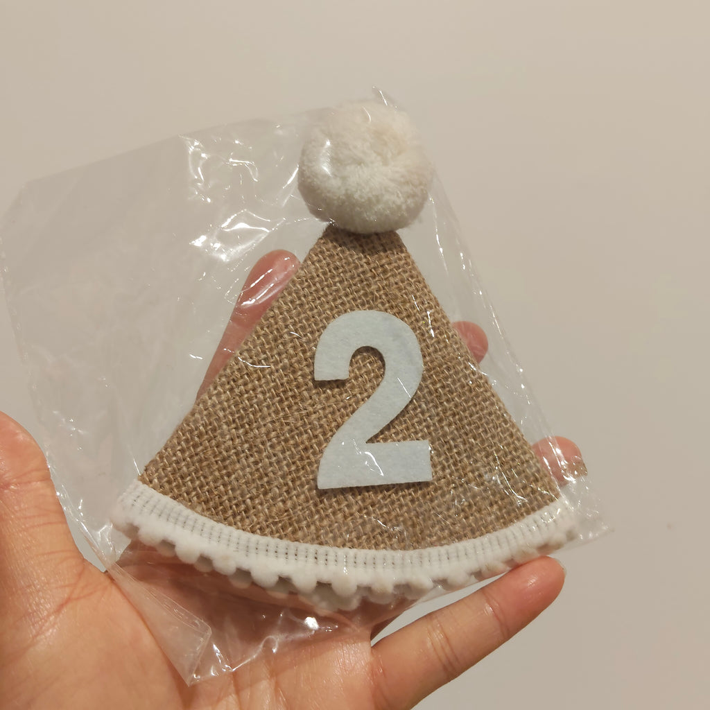 NEW Baby 2nd Birthday Hat Party Headwear