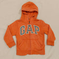 GAP zip up hoodie size 5yrs unisex kids orange