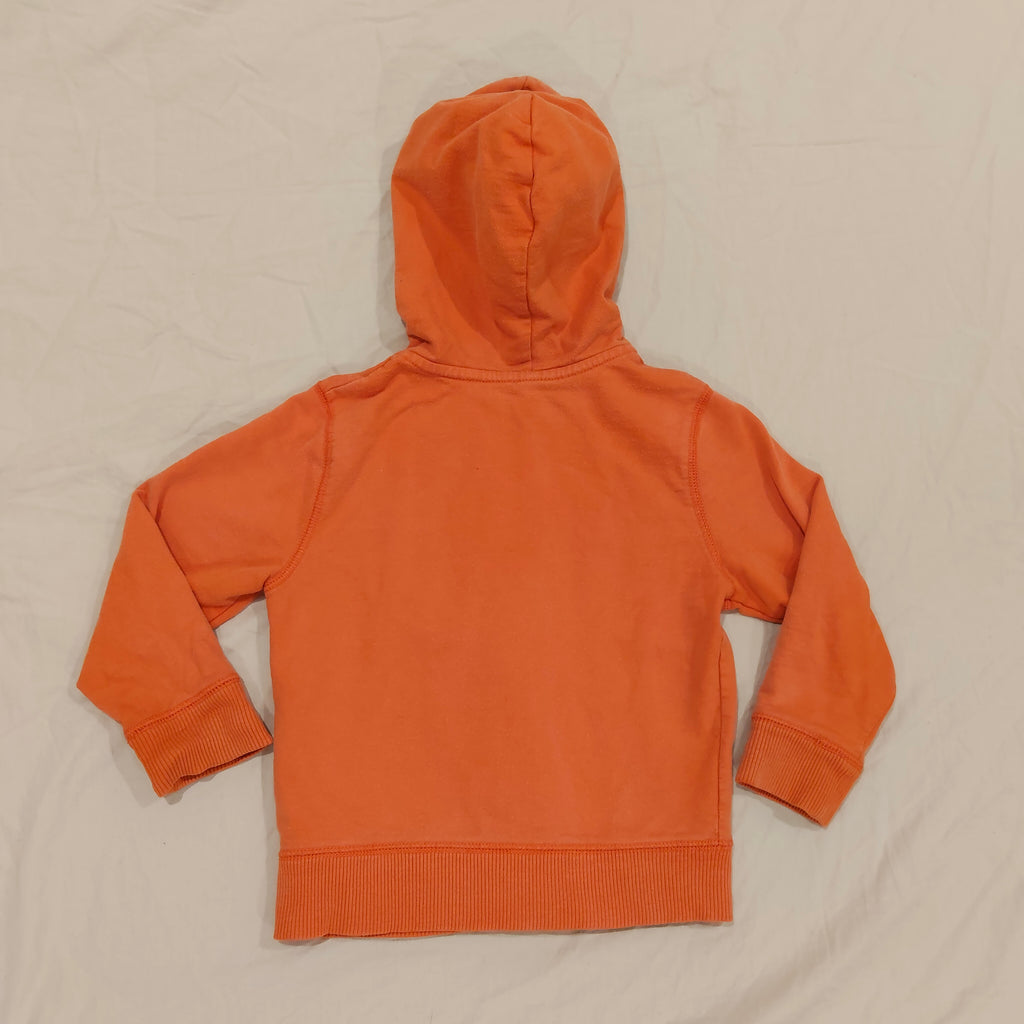 GAP zip up hoodie size 5yrs unisex kids orange