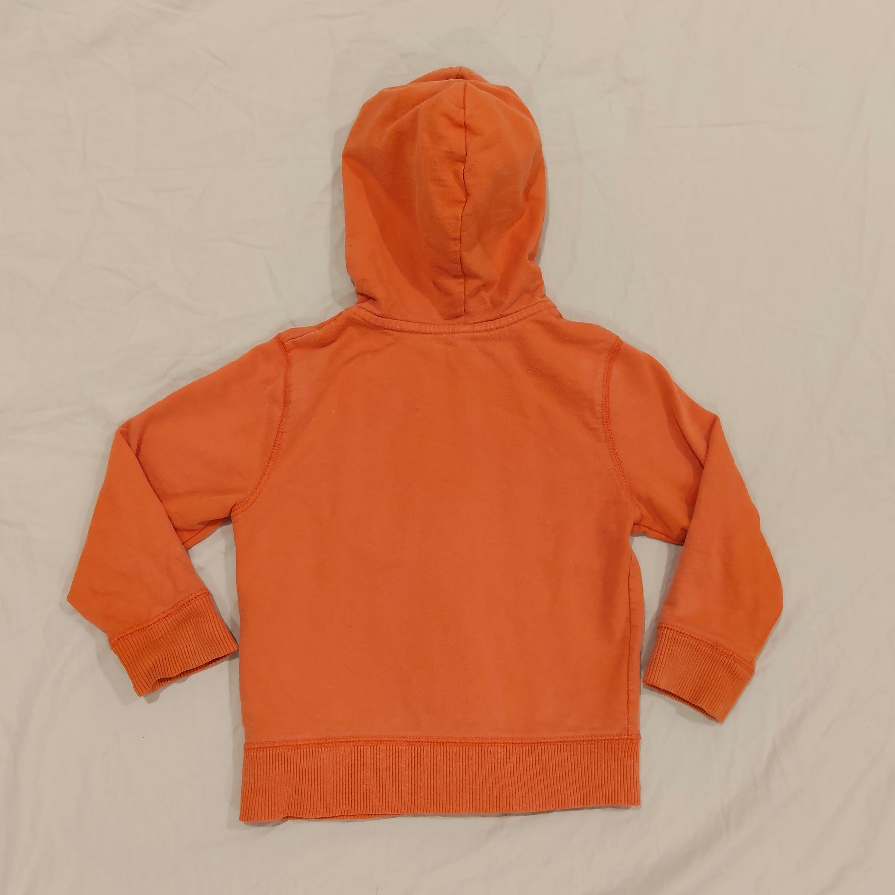 GAP zip up hoodie size 5yrs unisex kids orange