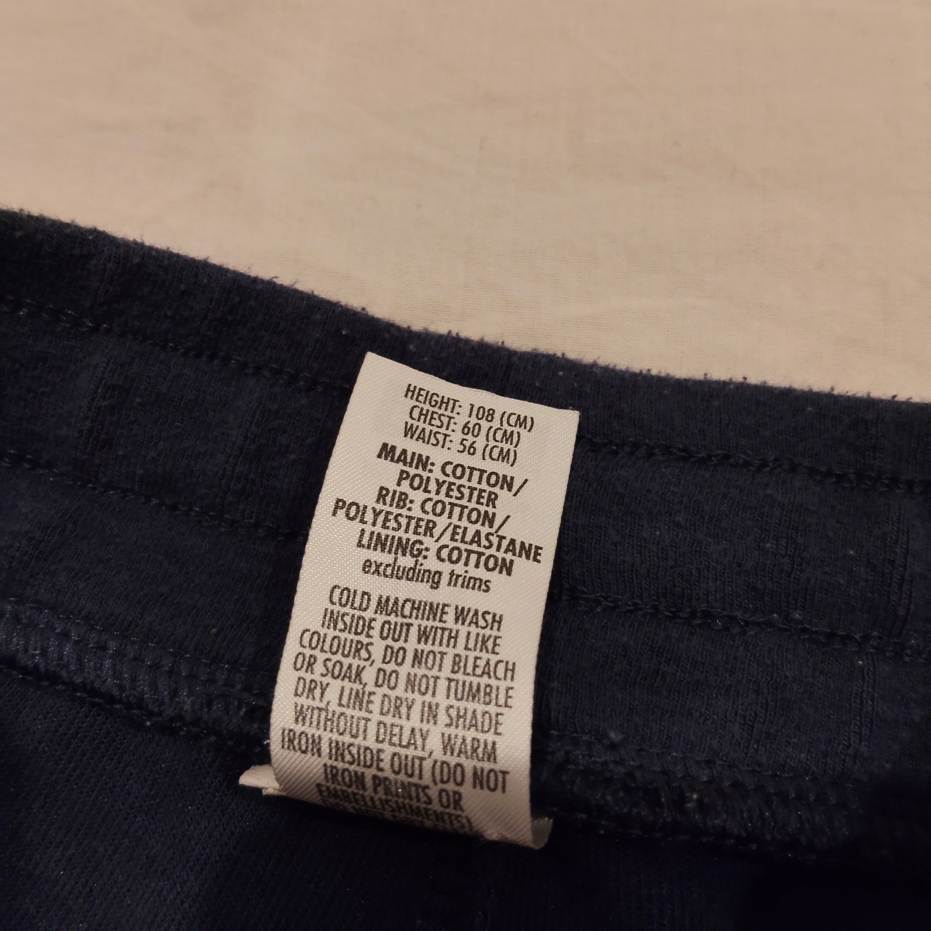 BONDS track pants size 4yrs boys Navy