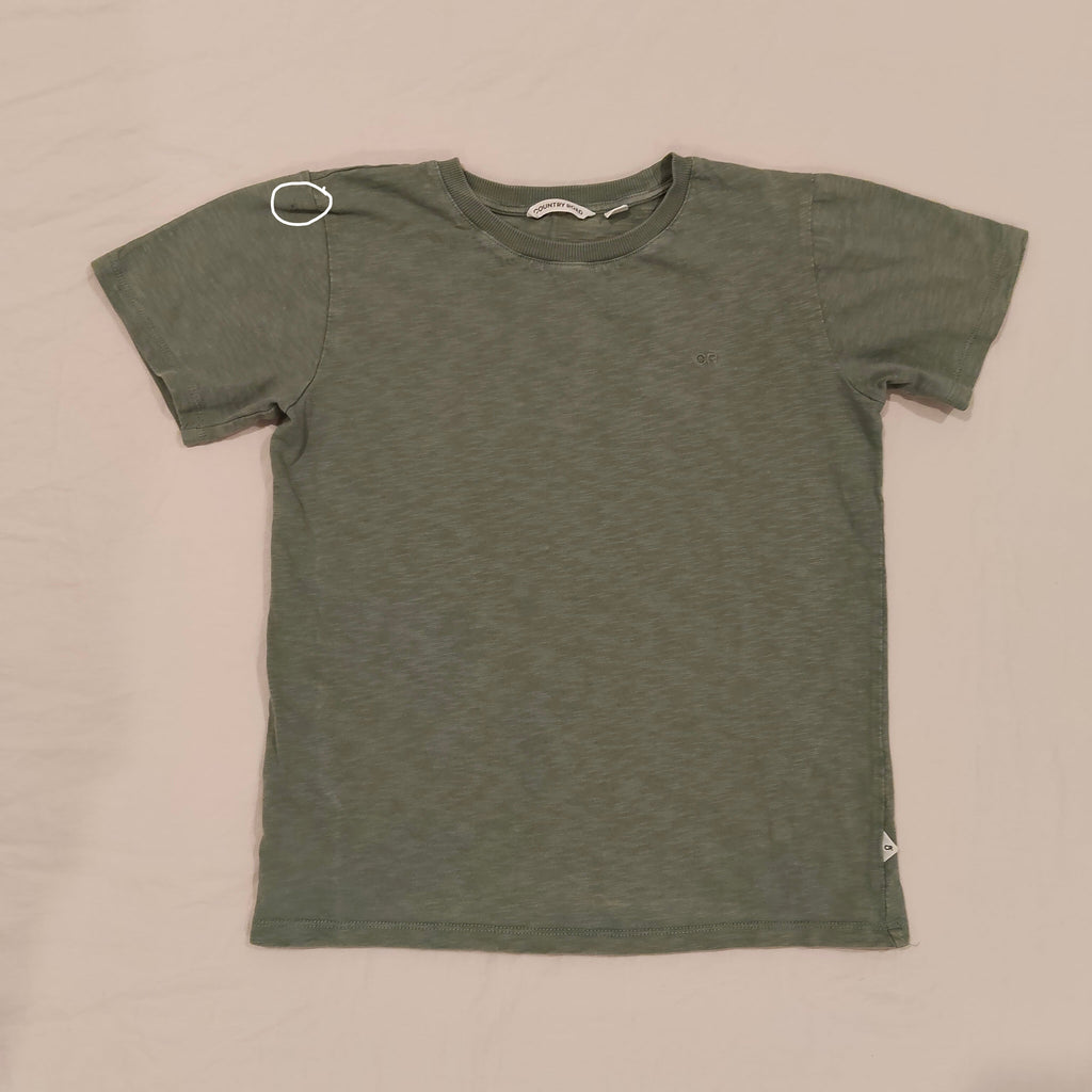 COUNTRY ROAD tee size 12yrs Boys Green Short Sleeve