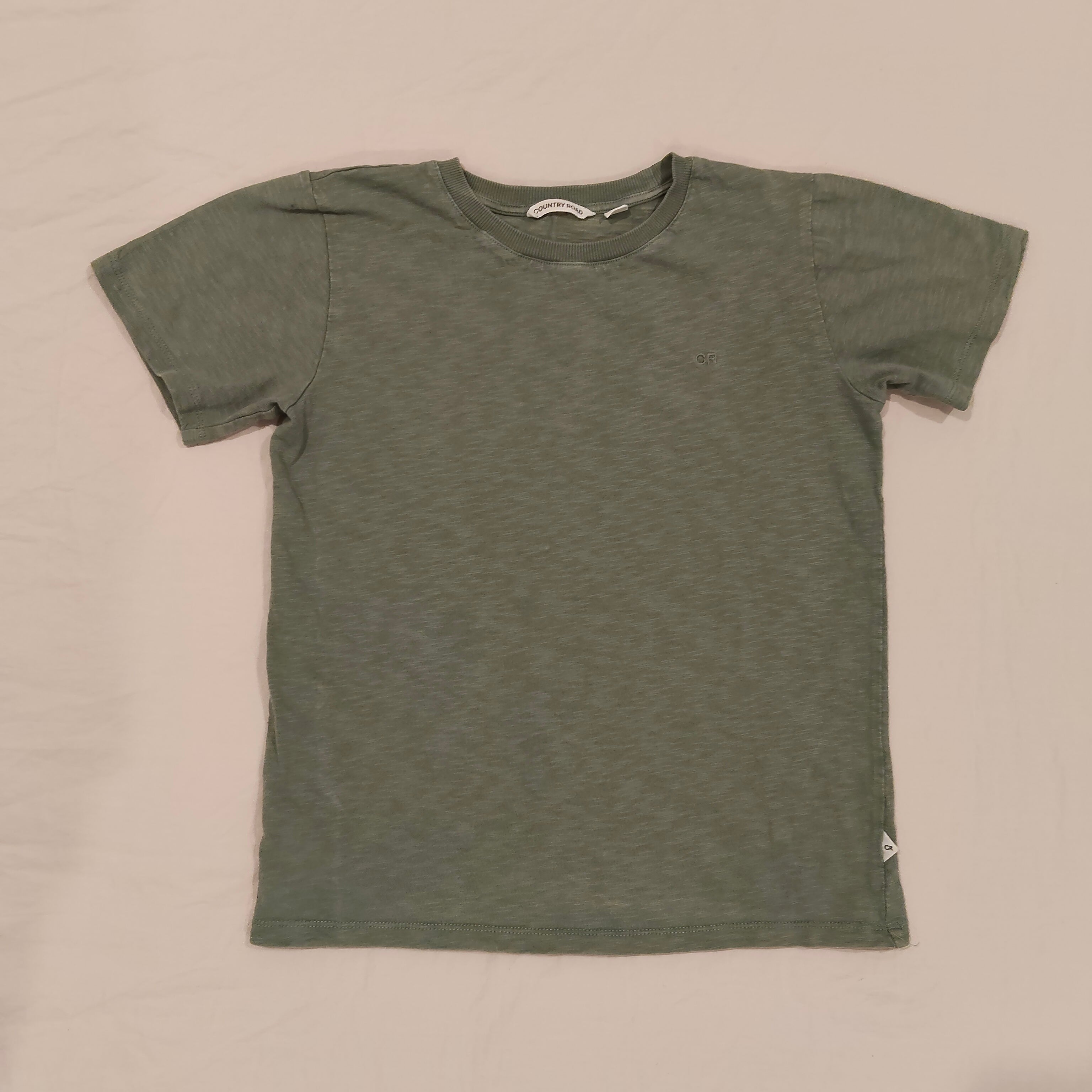 COUNTRY ROAD tee size 12yrs Boys Green Short Sleeve