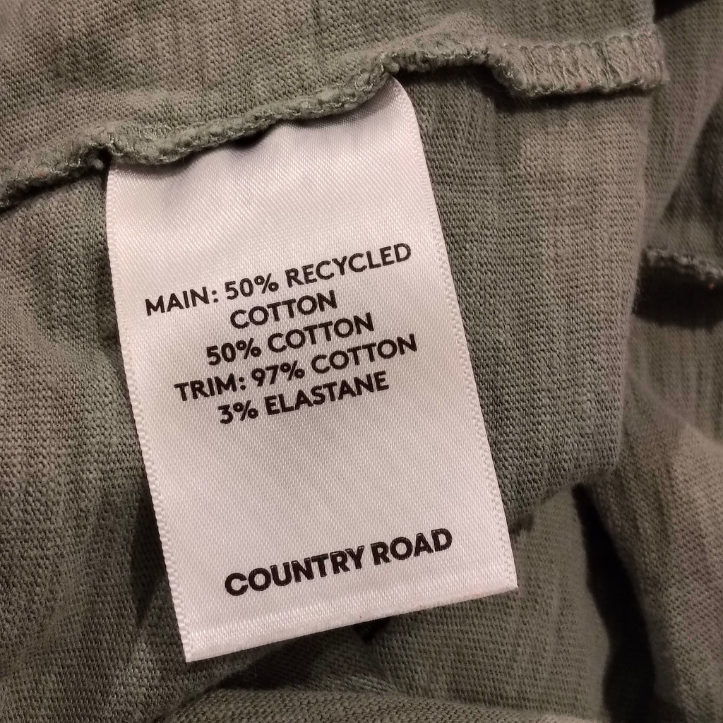COUNTRY ROAD tee size 12yrs Boys Green Short Sleeve