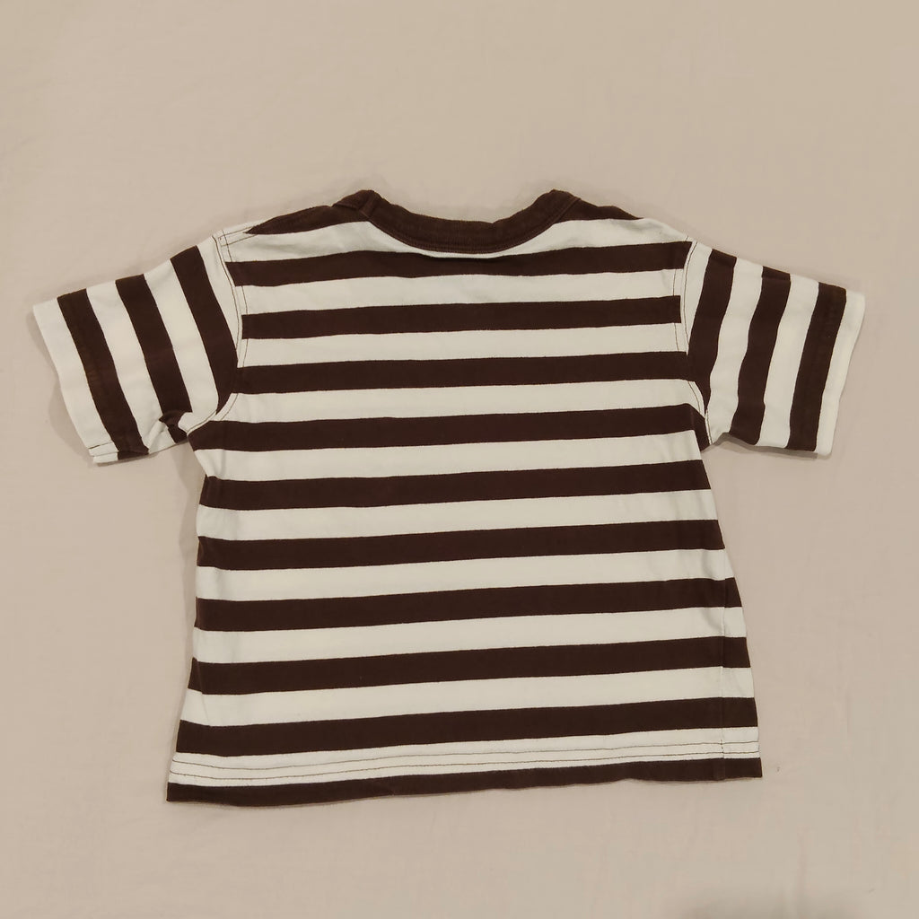 COTTON ON KIDS tee size 3yrs boys Brown Stripes