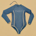 SEAFOLLY Australia Swimwear Size 12yrs Girls Blue Long Sleeve