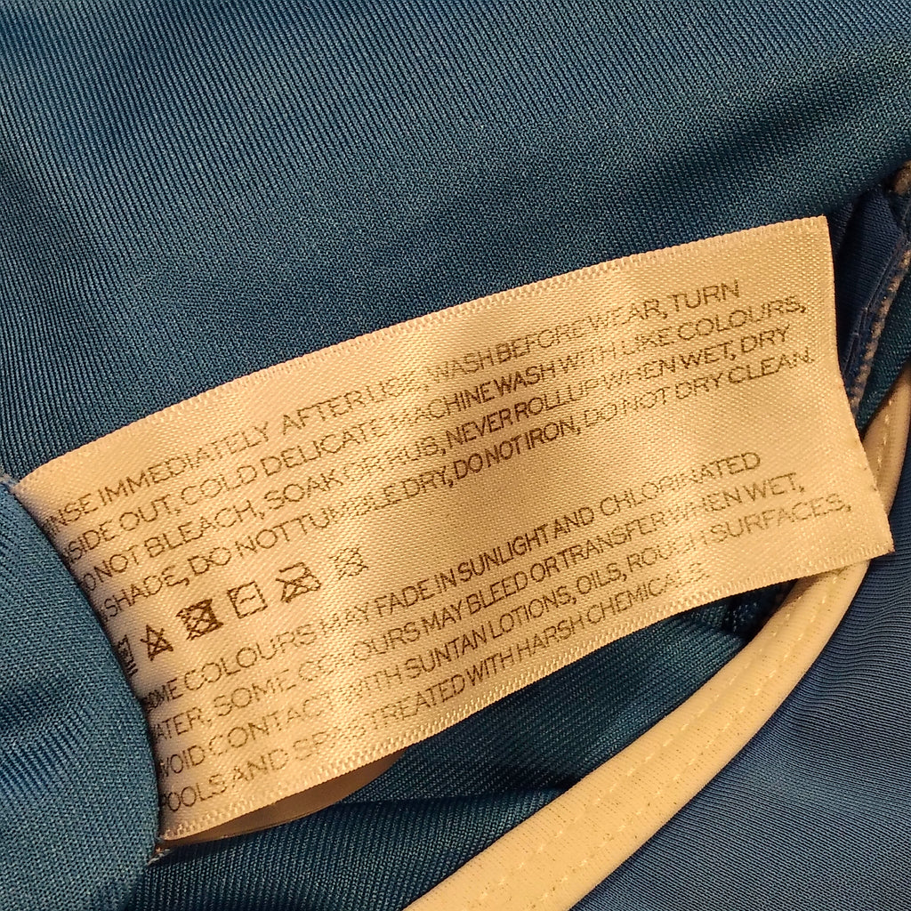 SEAFOLLY Australia Swimwear Size 12yrs Girls Blue Long Sleeve