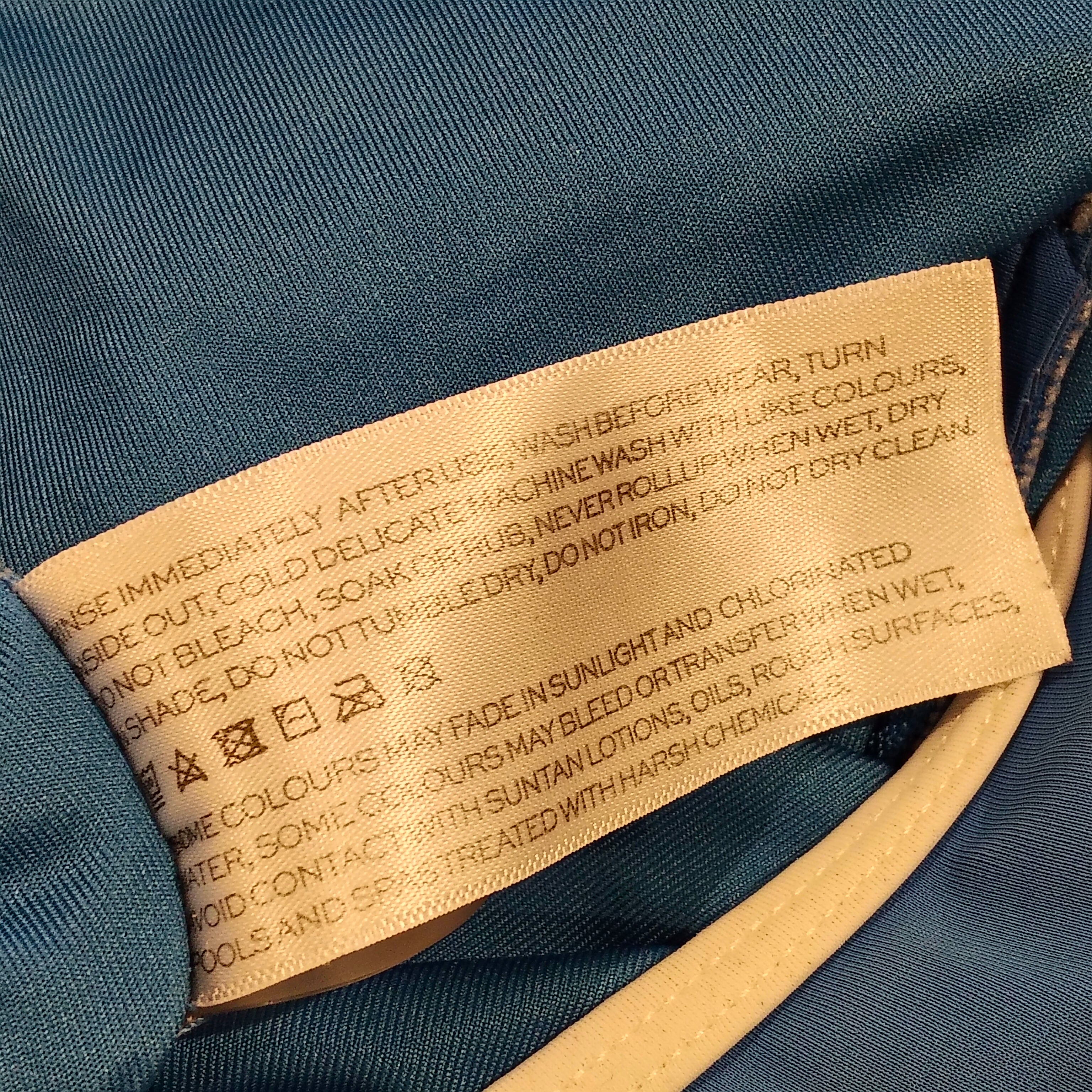 SEAFOLLY Australia Swimwear Size 12yrs Girls Blue Long Sleeve
