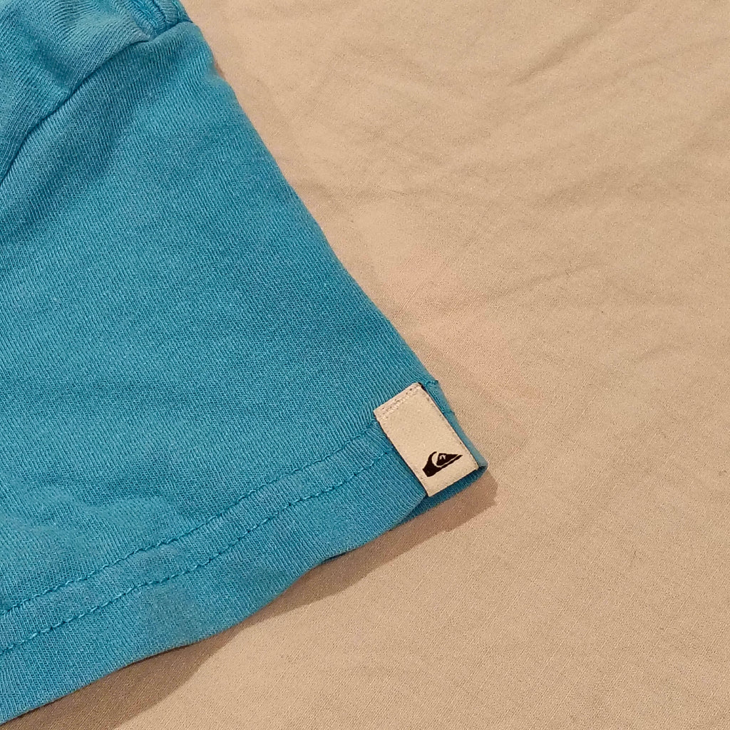 QUIKSILVER Tee size 4yrs Boys Blue Short Sleeve