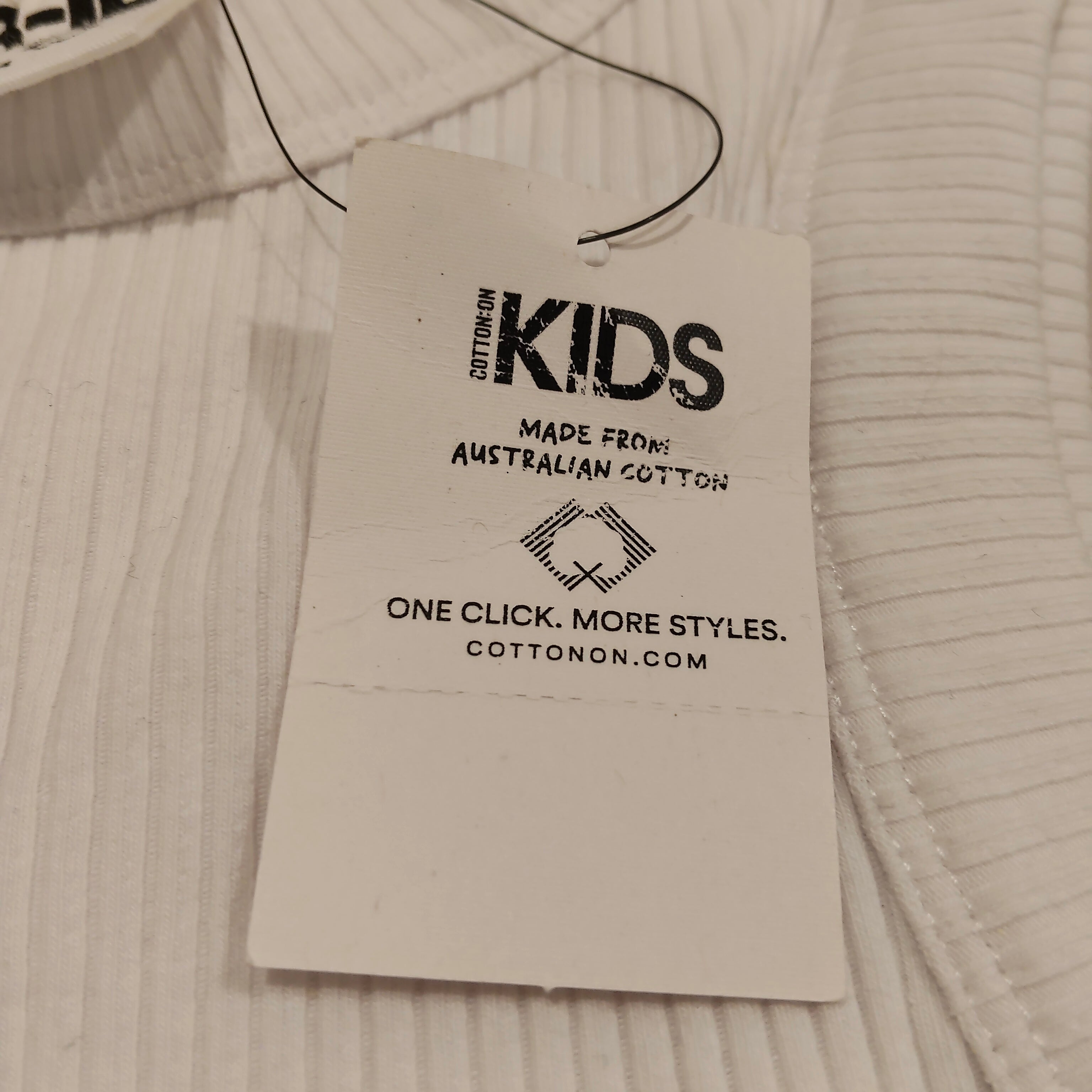New COTTON ON KIDS tank top size 13-14yrs girls white