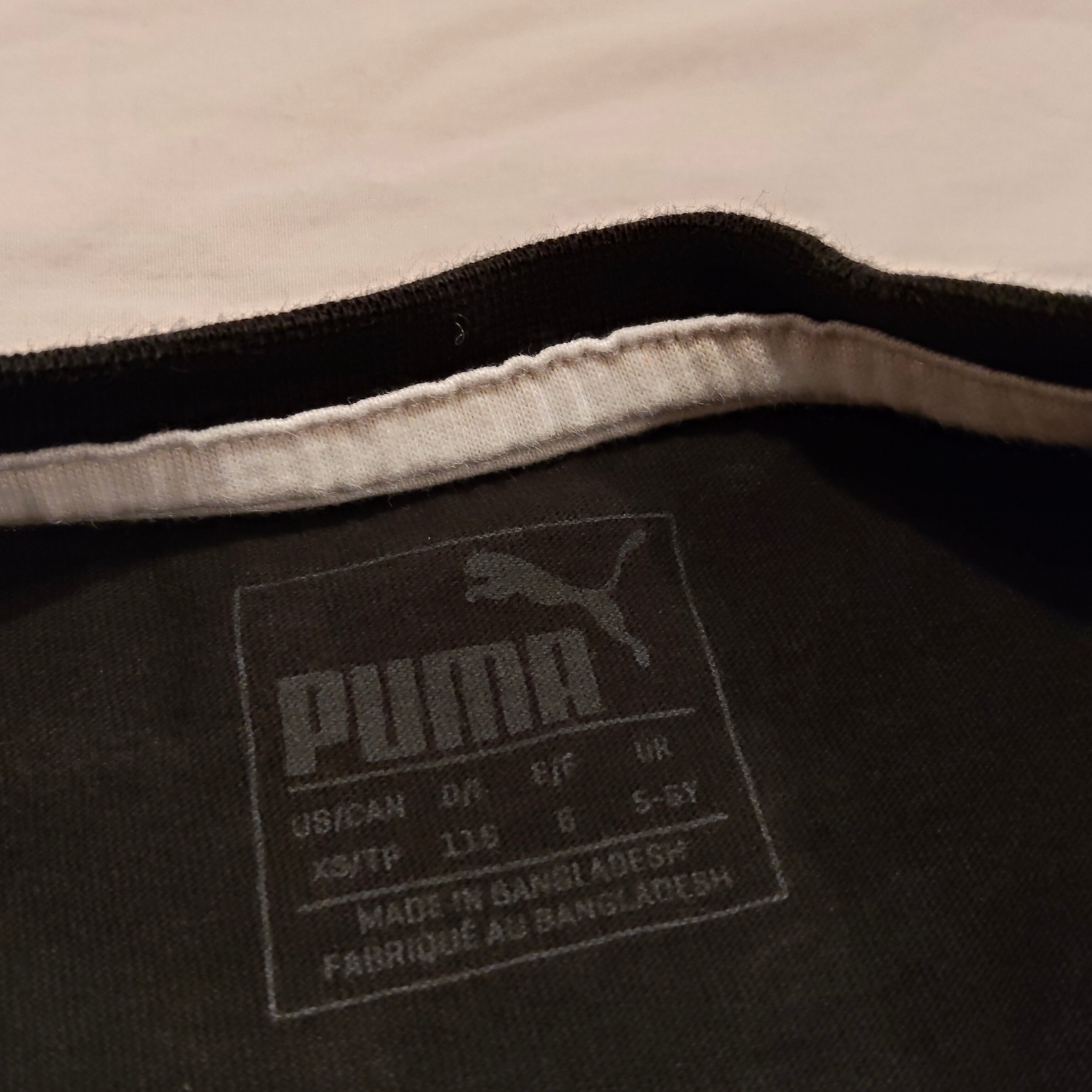 PUMA Tee size 5-6yrs Black Short Sleeve Boys