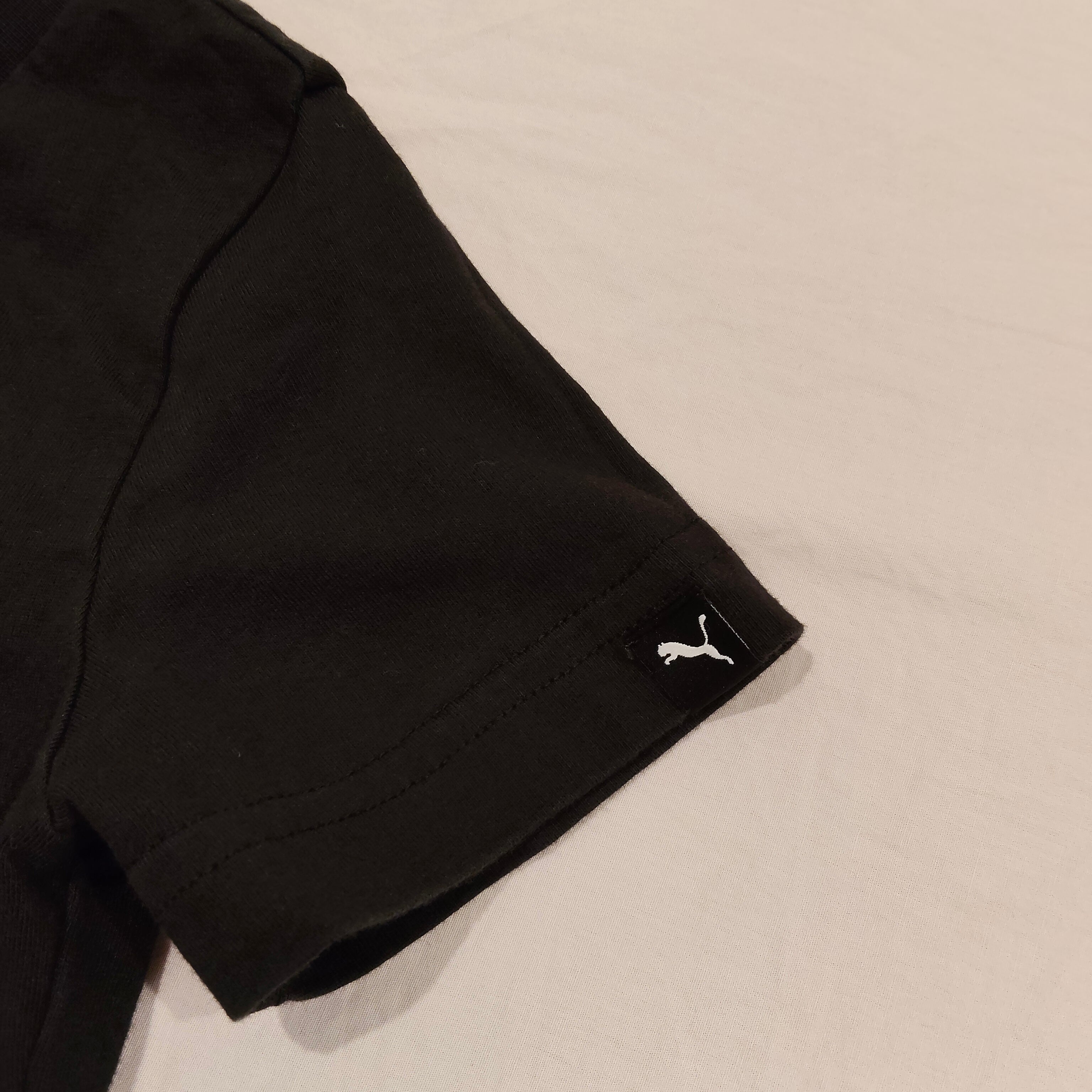 PUMA Tee size 5-6yrs Black Short Sleeve Boys