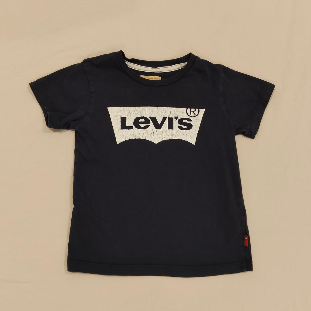 LEVIS Top size 5yrs boys Navy short sleeve
