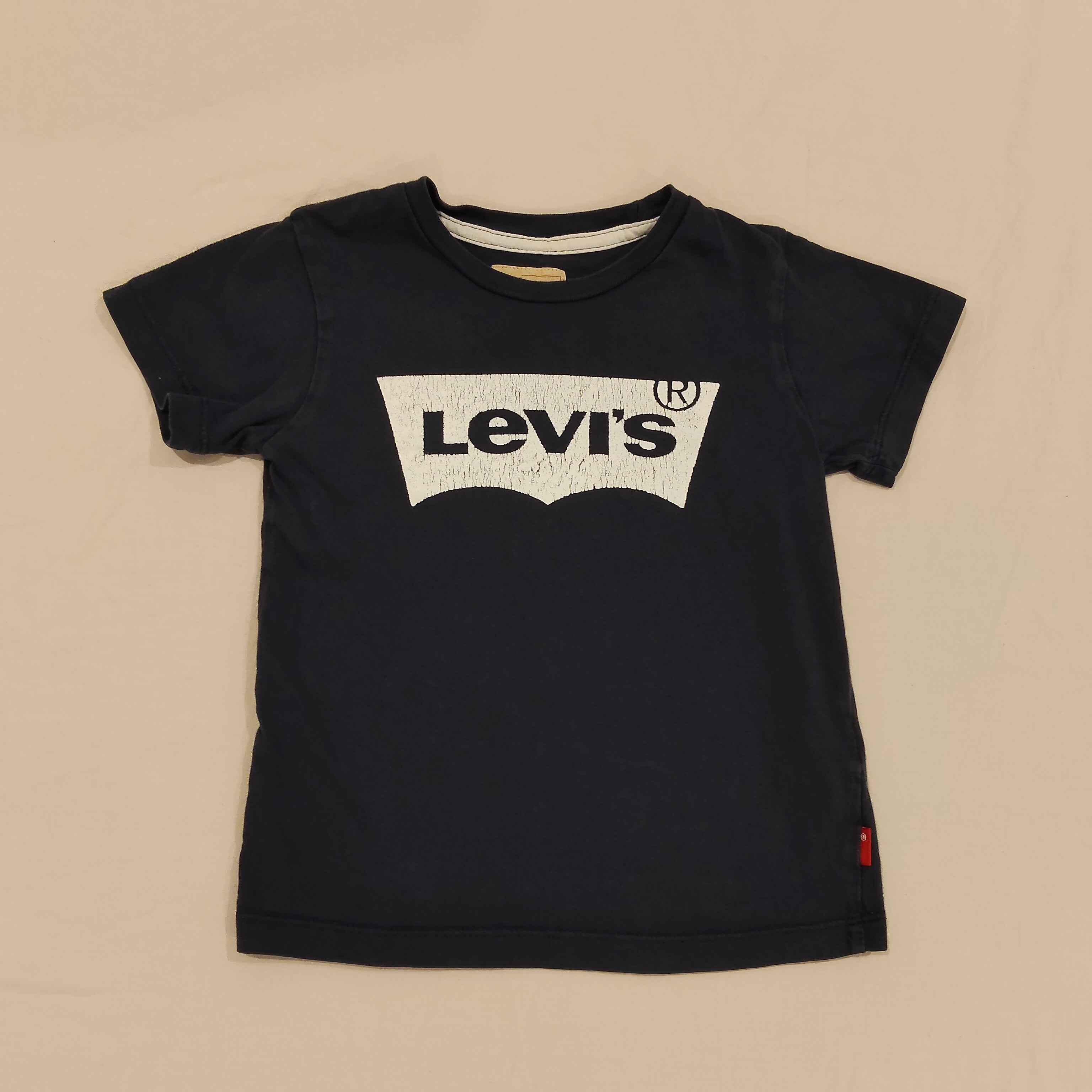 LEVIS Top size 5yrs boys Navy short sleeve