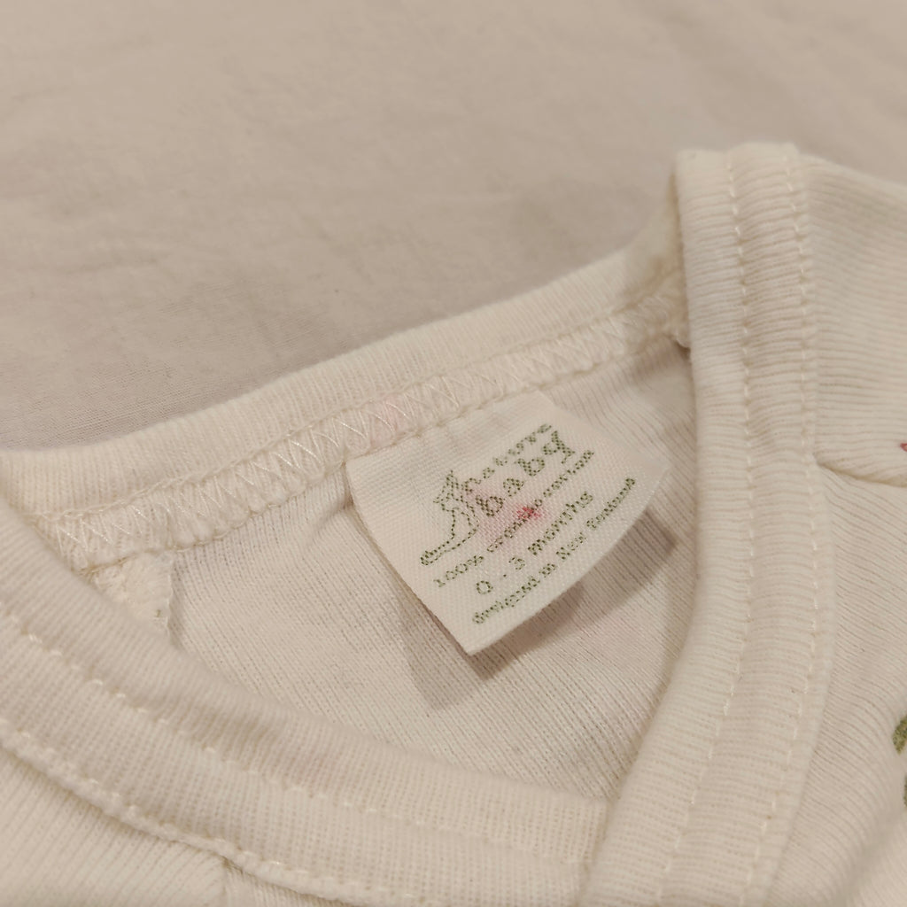 NATURE BABY kimono top size 0-3m baby long sleeve
