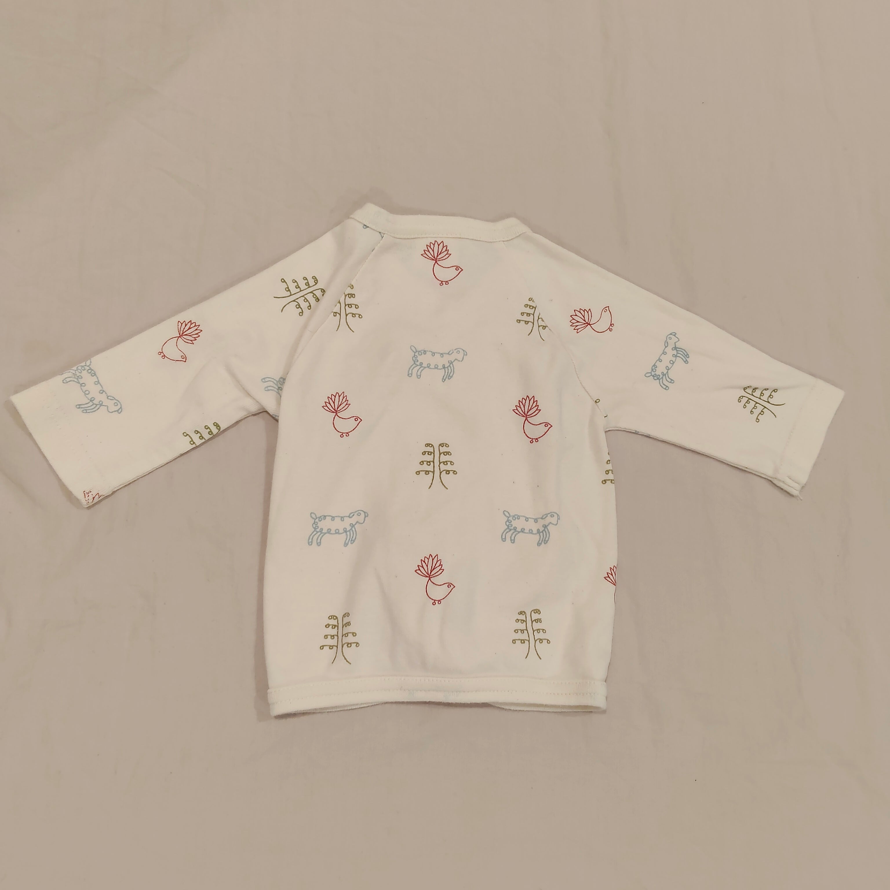 NATURE BABY kimono top size 0-3m baby long sleeve
