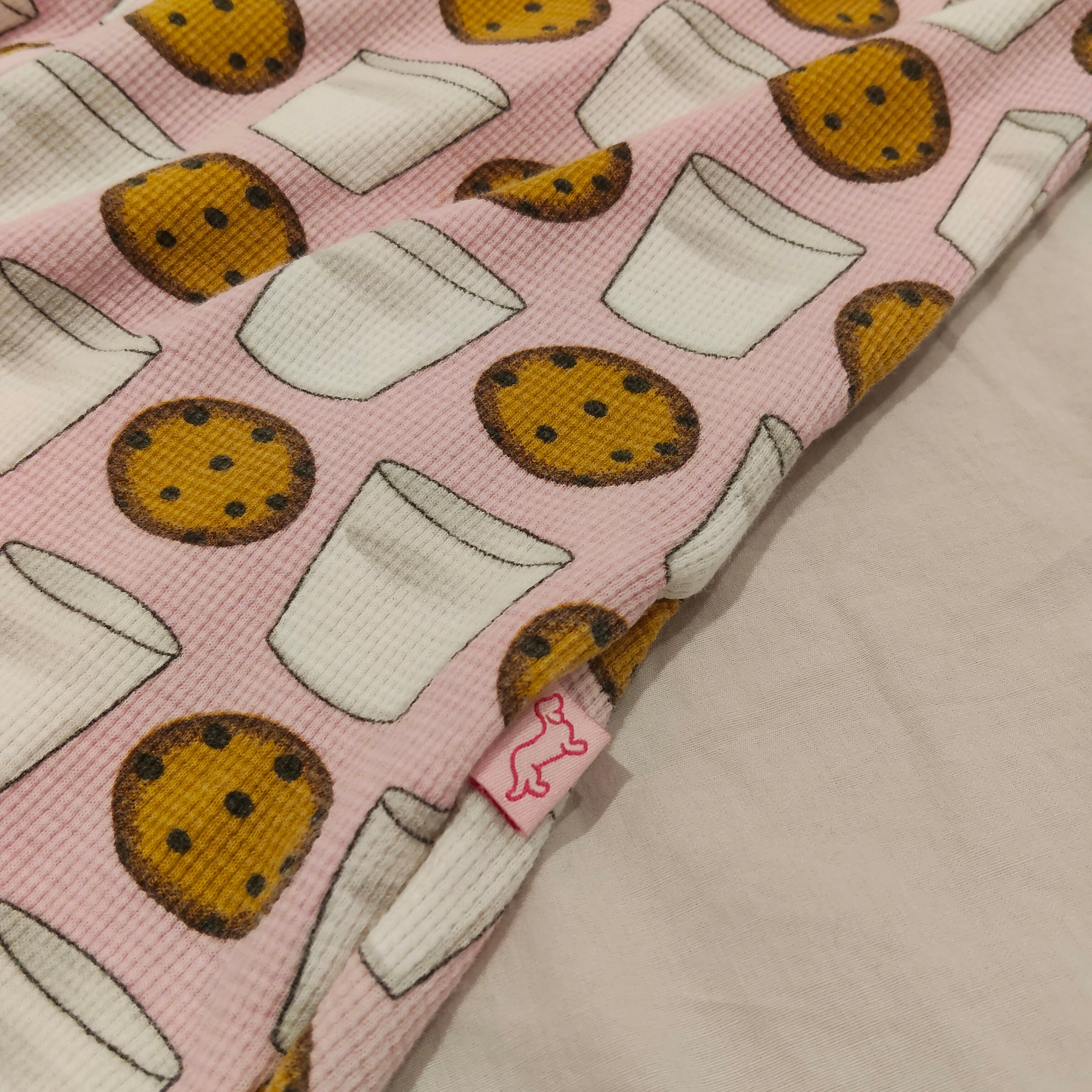 PETER ALEXANDER sleep onesie size 12yrs Girls Pyjamas cookies and milk print